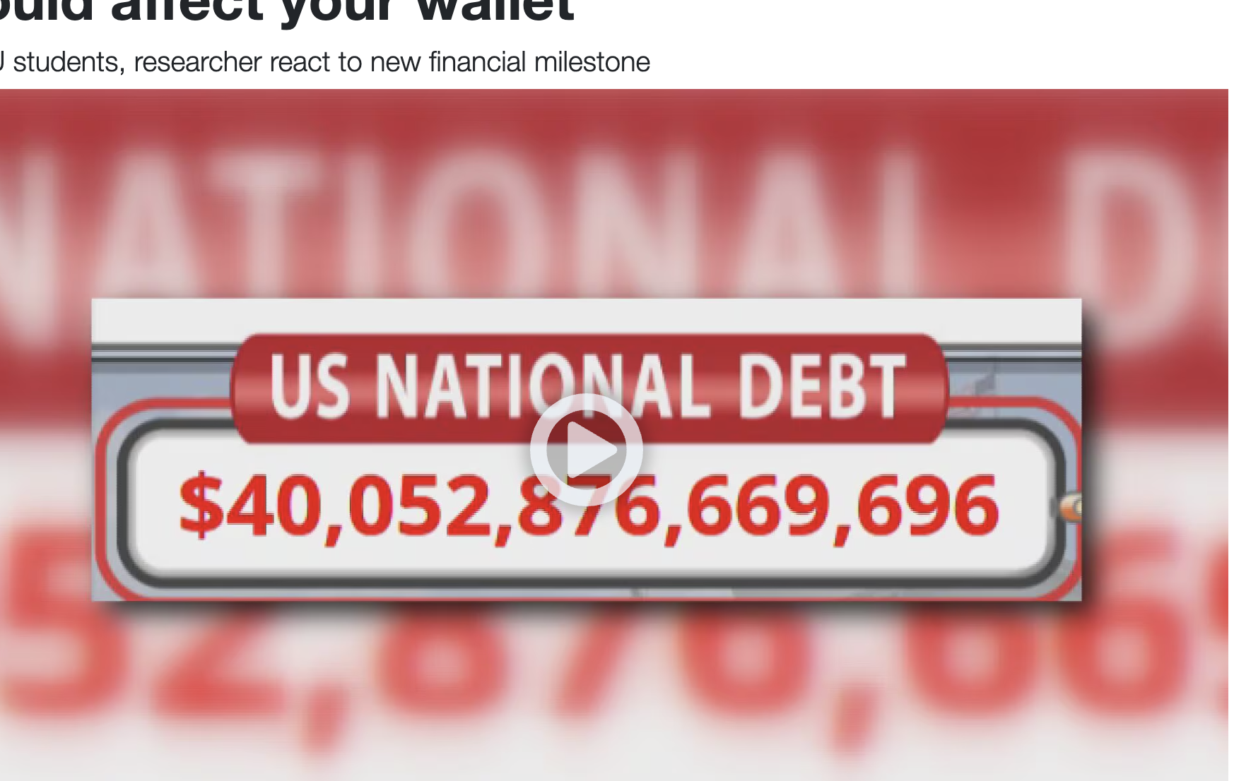 National debt tops $40 trillion — here’s how it could affect your wallet