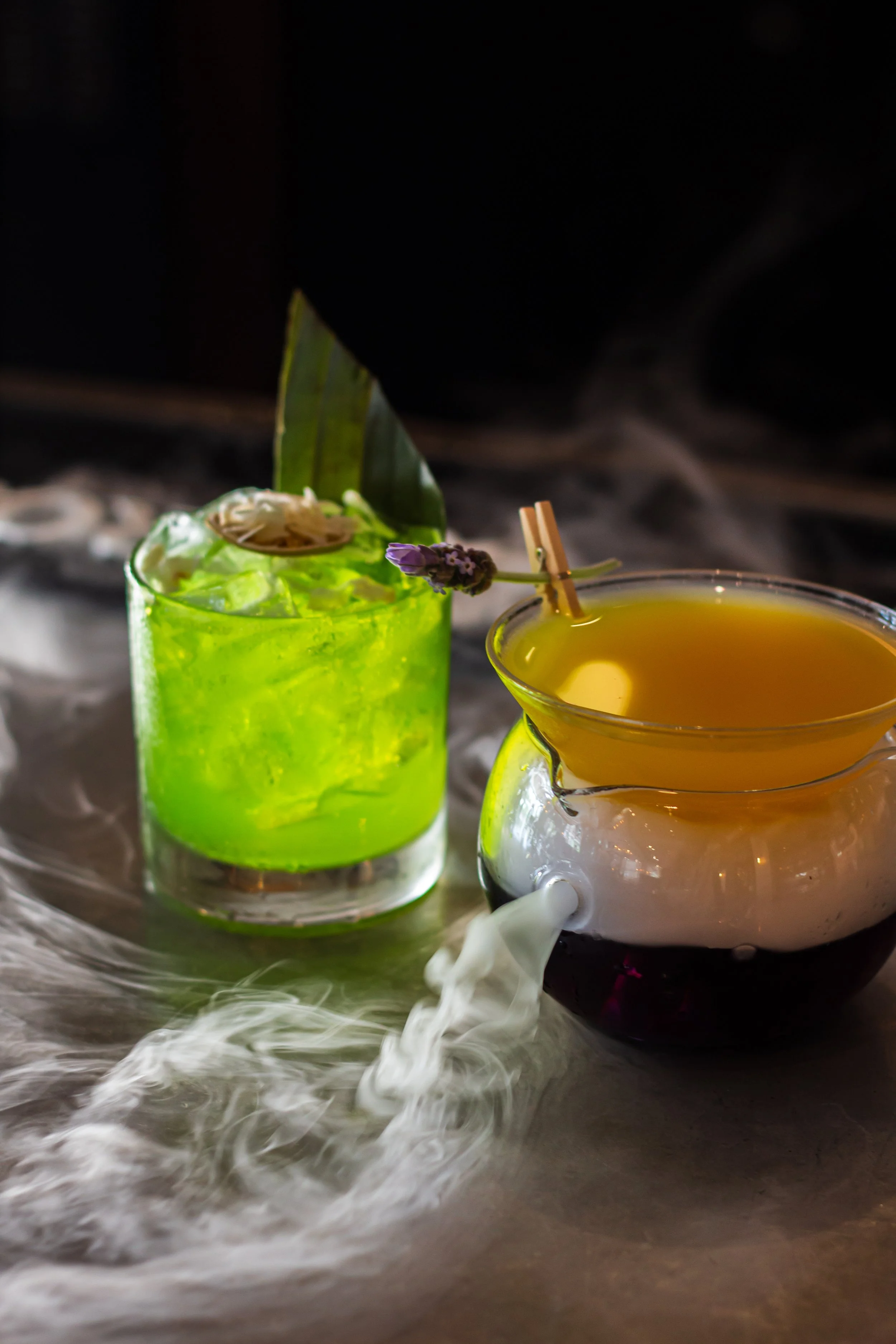 Craft cocktail close-up for Tampa Bay restaurant