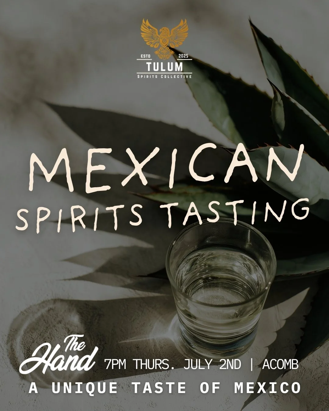 Mexican Spirits Tasting: Discover the flavours of Mexico