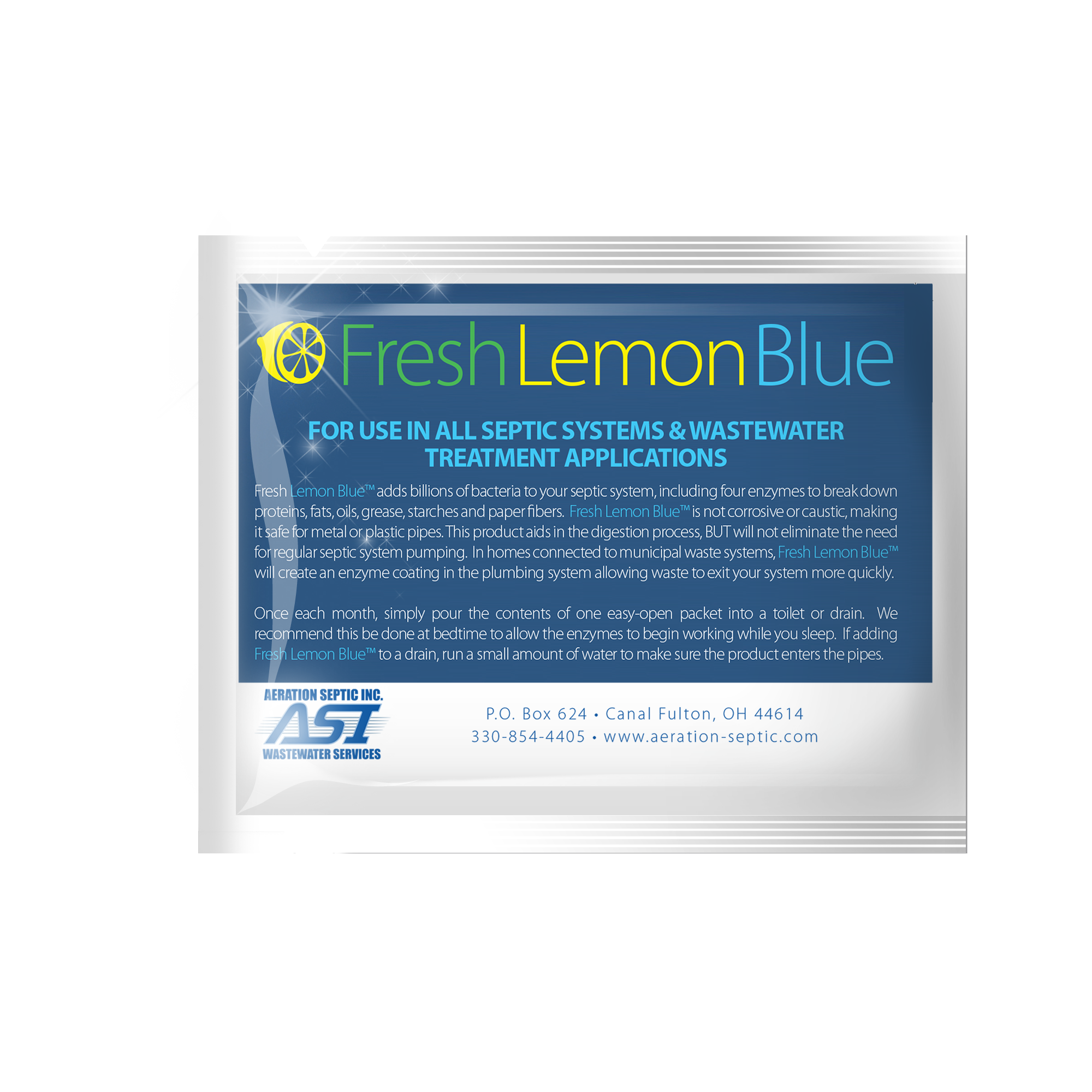 Fresh Lemon Blue single packet