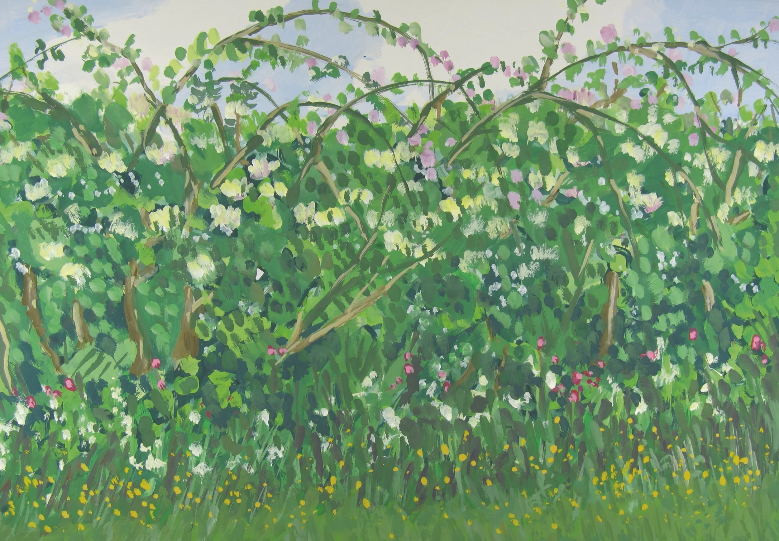 Andrew Vickery, Flowery Hedge.jpg