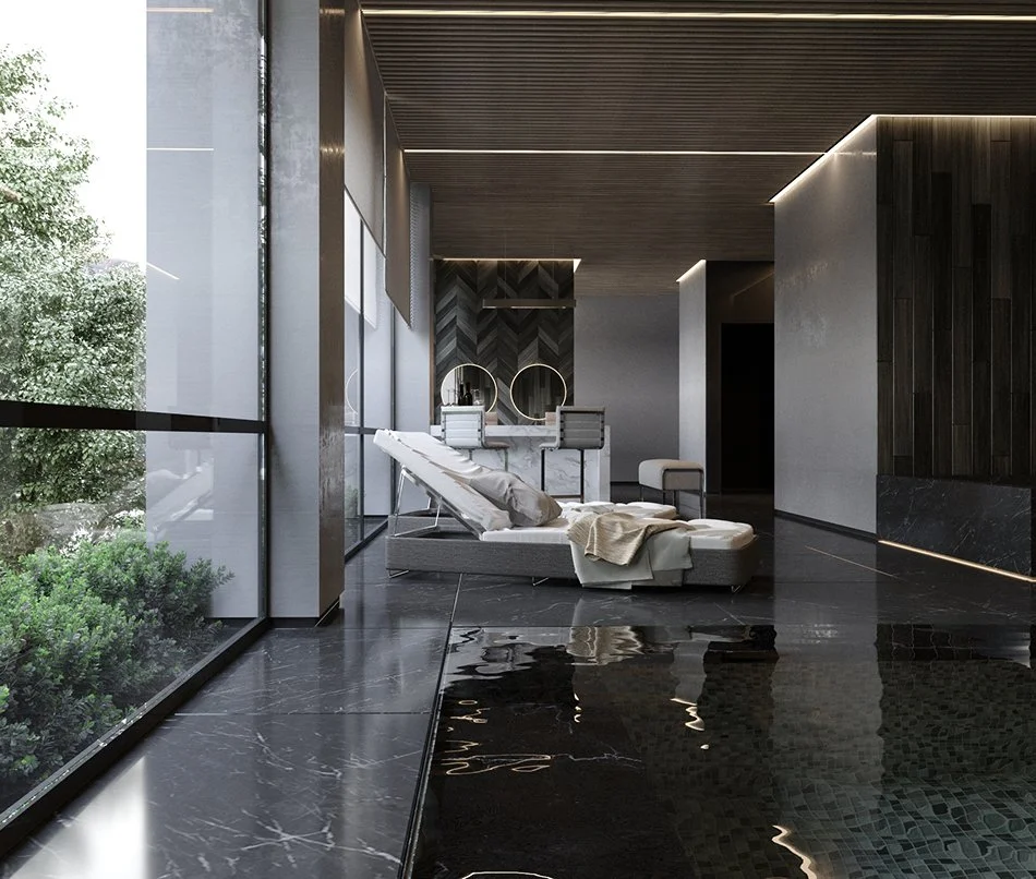 Elahieh Indoor Pool and Spa Area