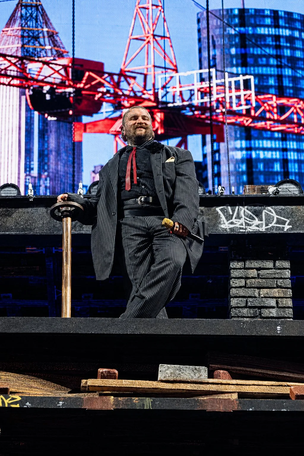 Pinstripe Performer on an Industrial Stage.jpg