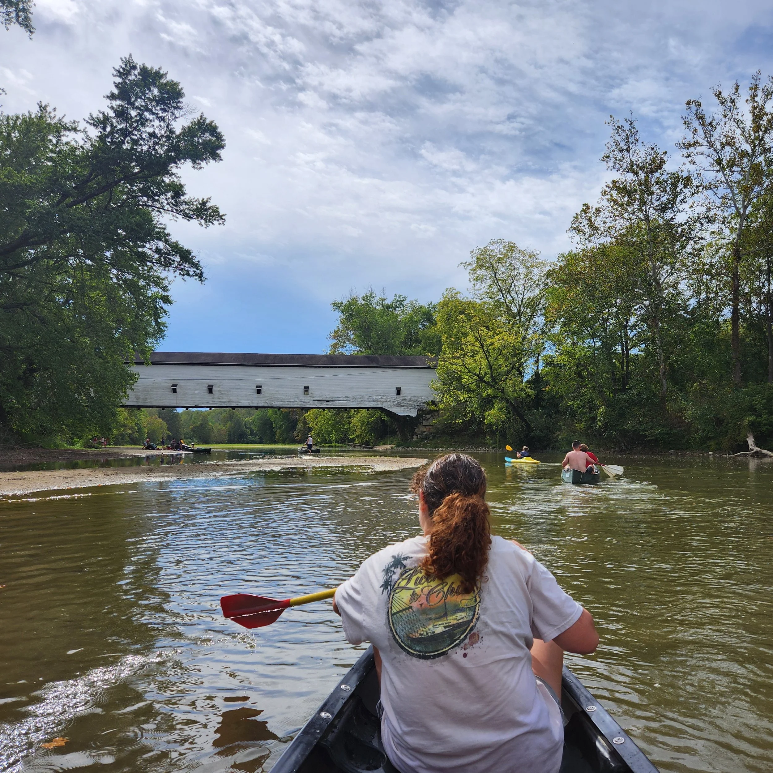 LCMS U Canoe Trip at Turkey Run State Park