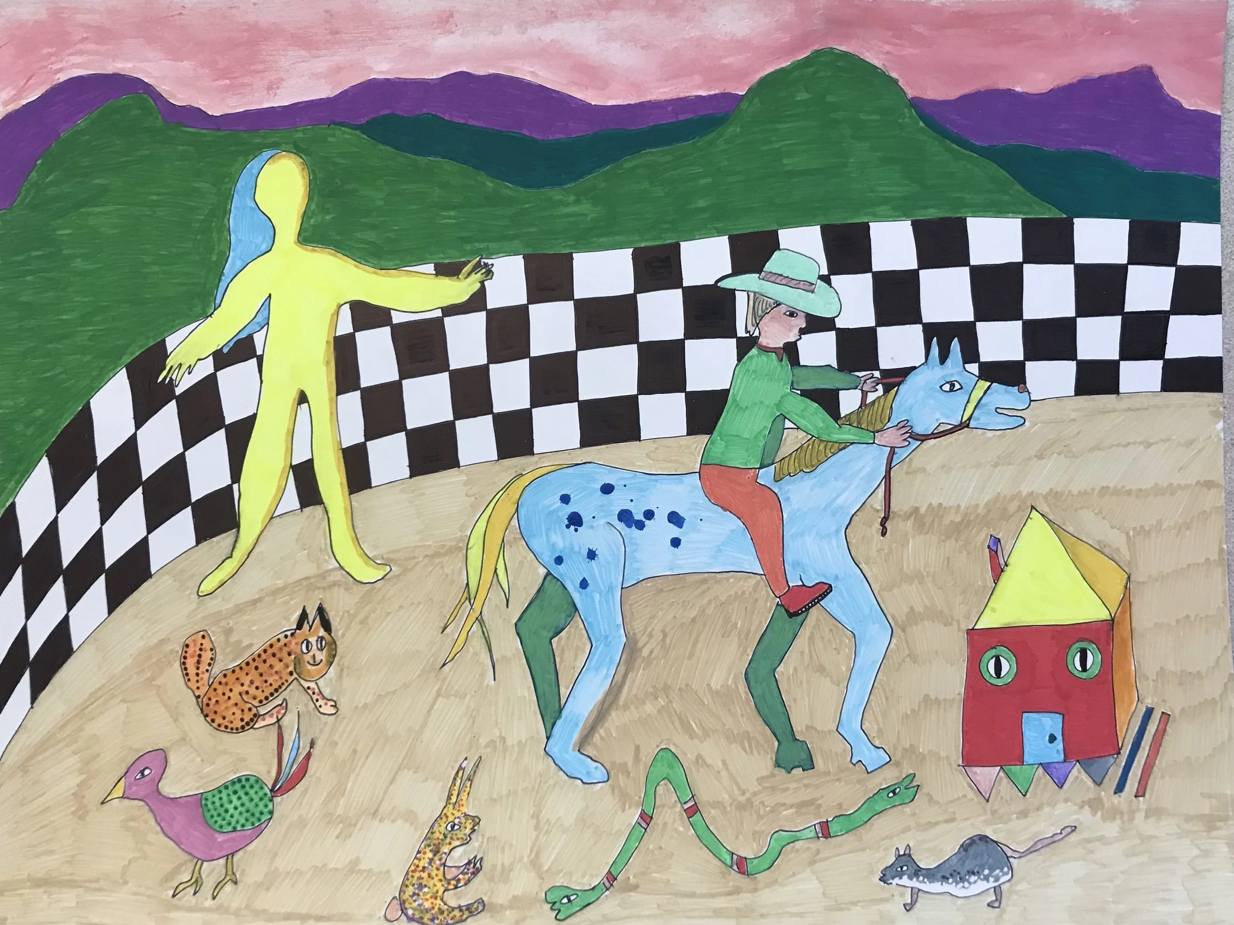 Barrel racer. Framed : 100$