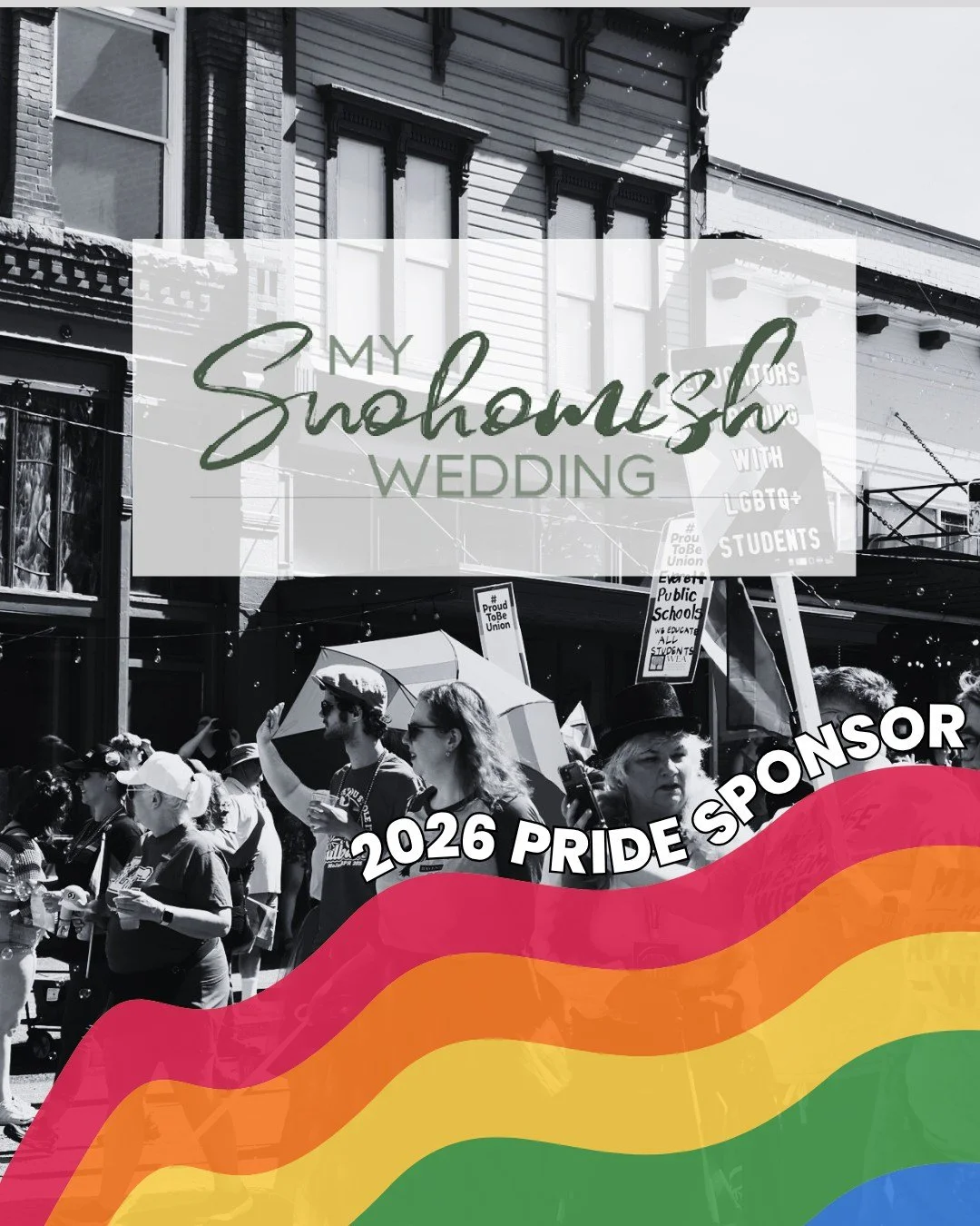 A big, joyful thank you to @mysnohomishwedding for sponsoring Pride! 💍✨

They help couples discover amazing local venues and wedding professionals across Snohomish County, making it easier to plan beautiful, meaningful celebrations right here in our