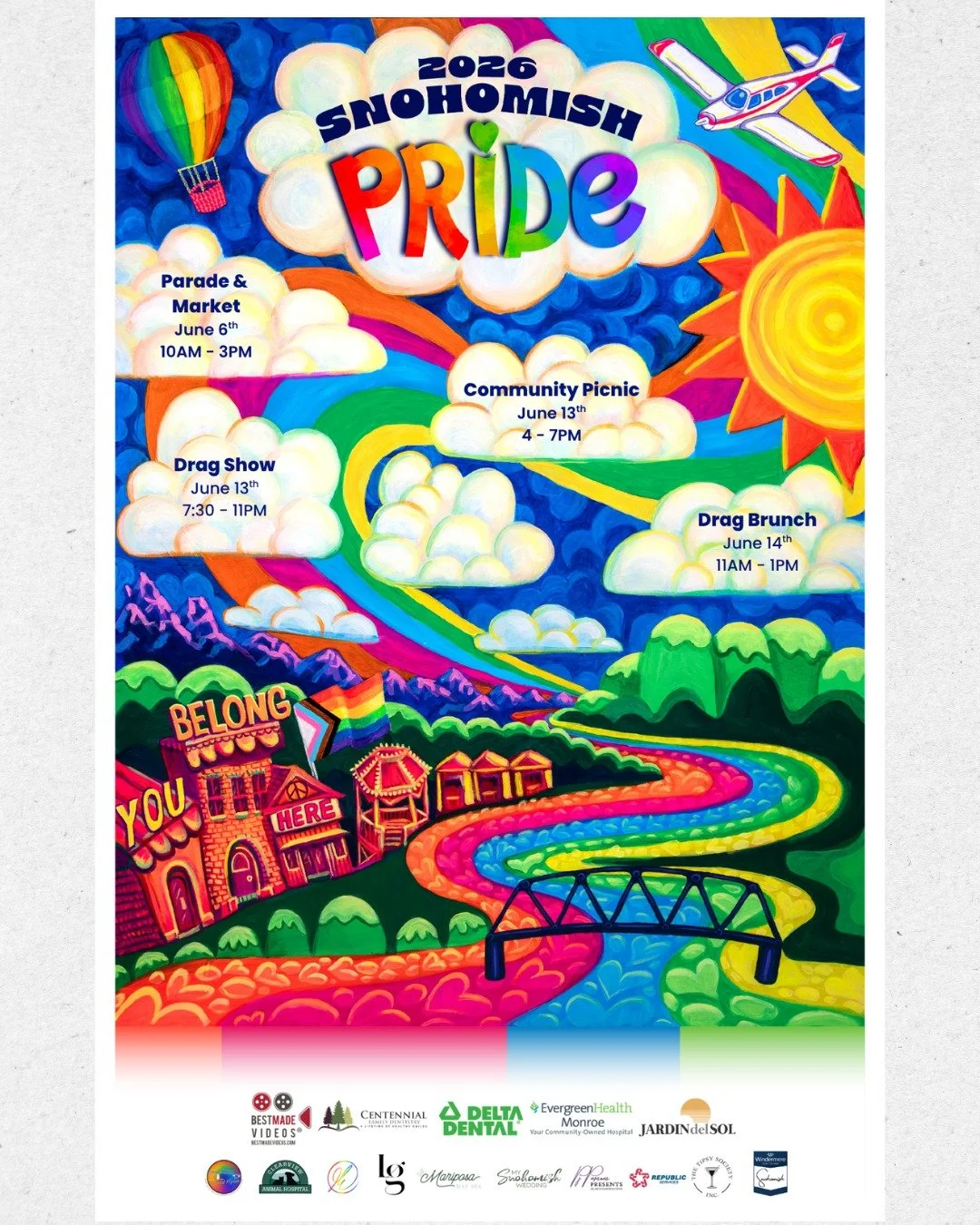Pride Month is almost here and we are SO ready! 🌈🎉✨

Next week kicks things off, and next Saturday is our Pride Parade and Market! We can&rsquo;t wait to fill the streets with color, music, community, and celebration alongside all of you. It&rsquo;