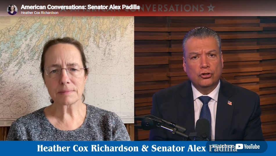 The SAVE America Act:  HCR and Sen Alex Padilla Explain