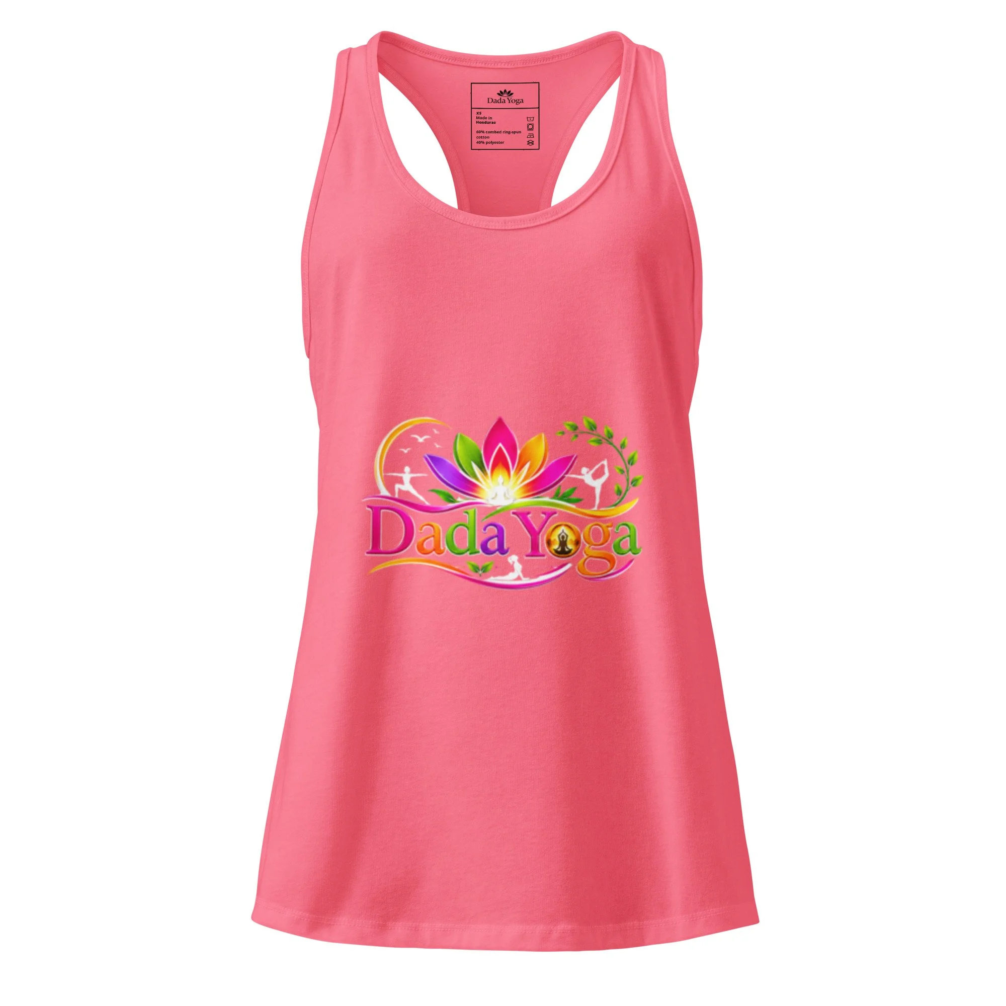 Women’s fitted racerback tank top