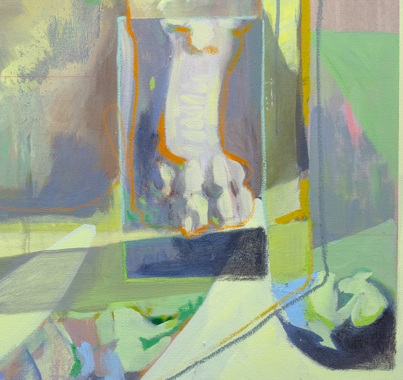 Sclocco_The Garden after the gate_mix media on canvas_48x36_2026_detail.png