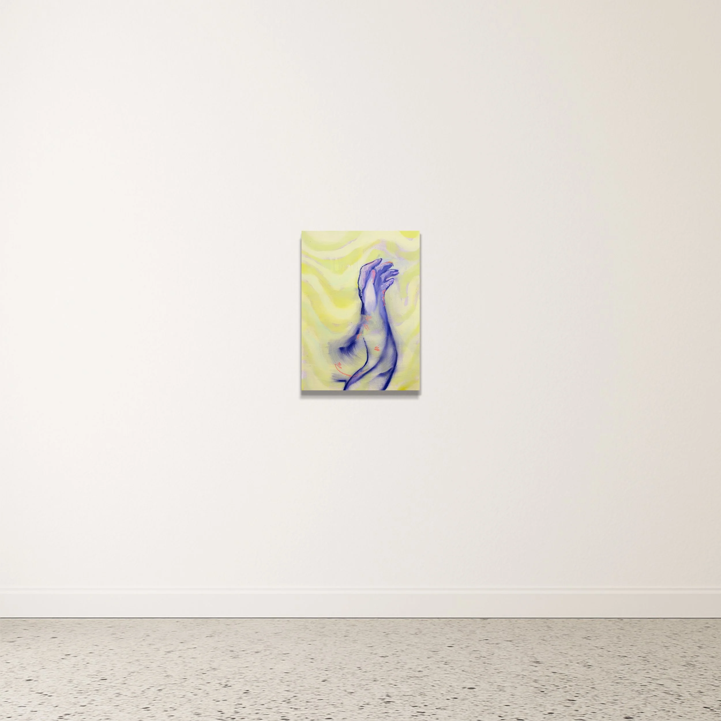 Sclocco_Drifting, As One Does, in the Clouds_mix on canvas_20x16_2026_wall.jpg