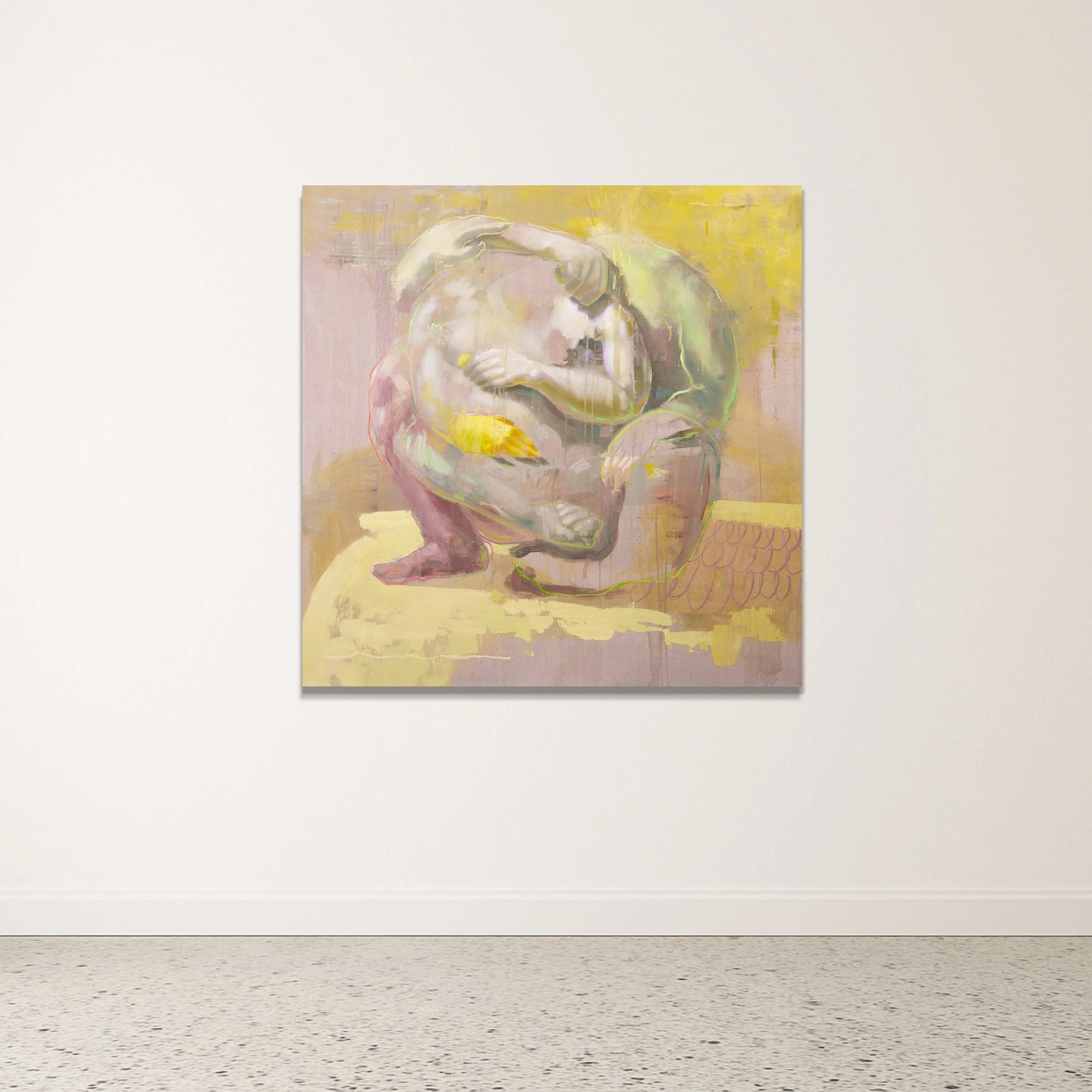 Sclocco_Hug Assembly Kit_oil on linen_48x48_2026_wall.jpg