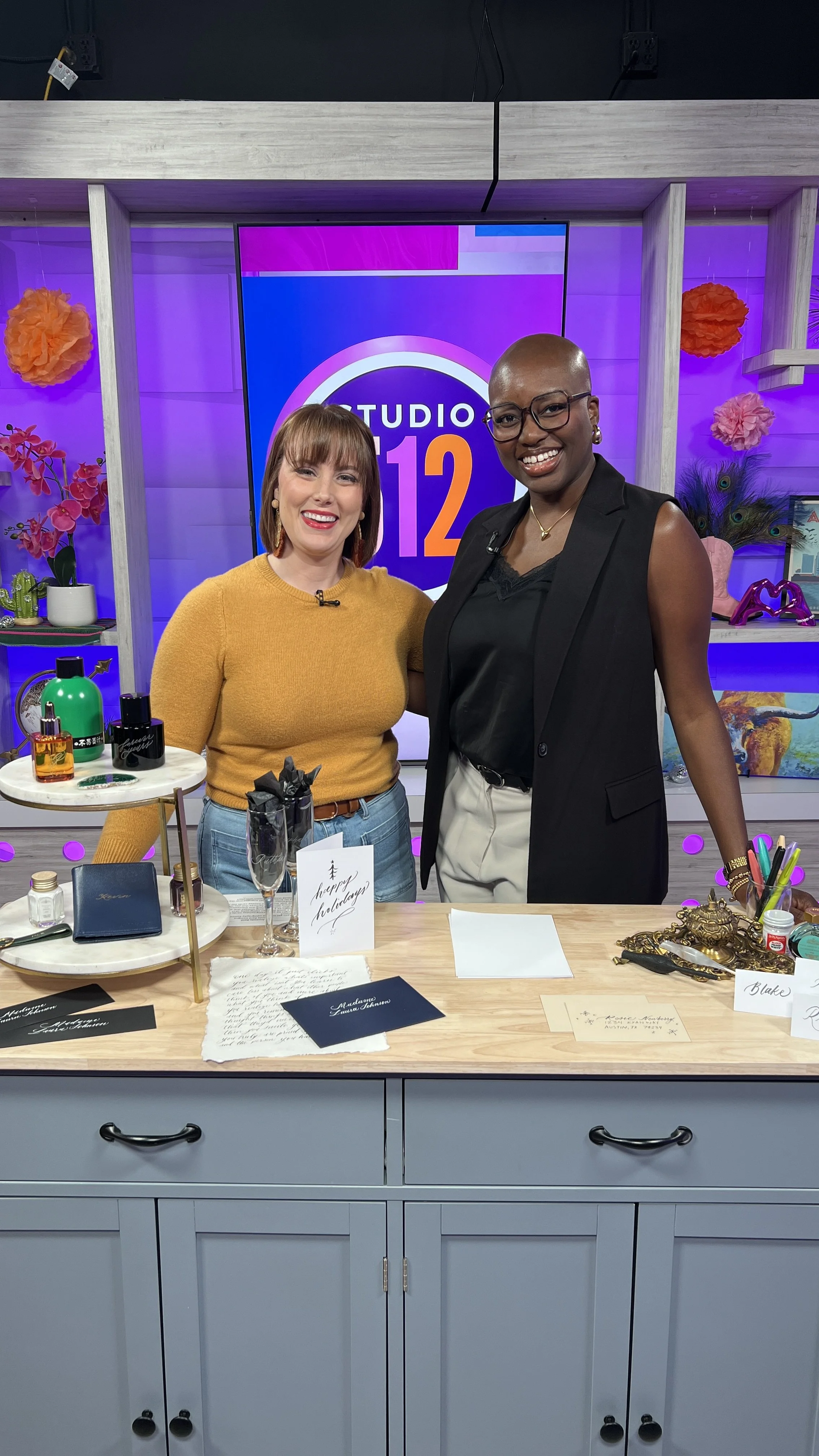 Featured on Studio 512: Sharing the Art of Calligraphy in Austin