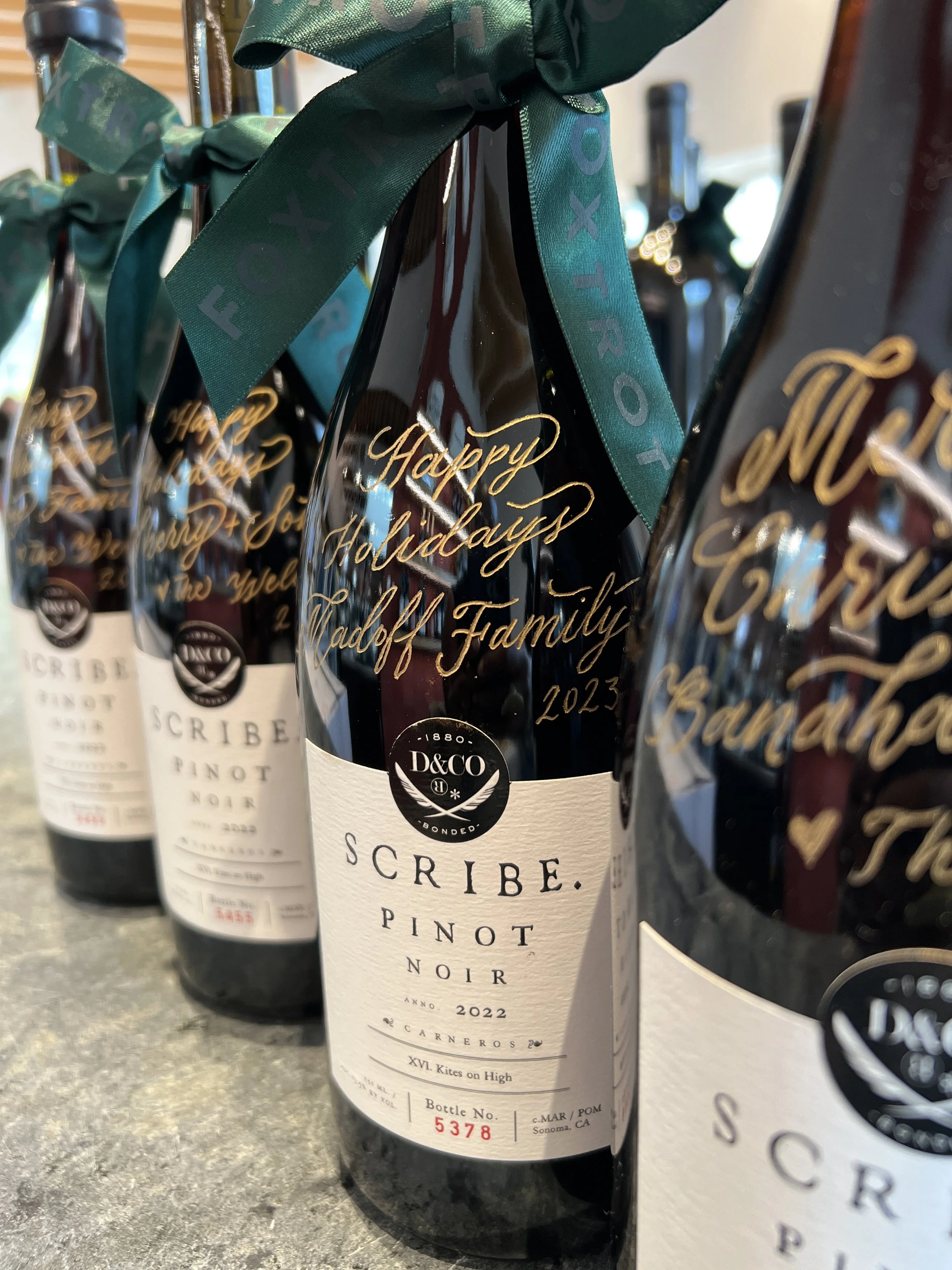 Live Engraving - Wine &amp; Liquor Bottles