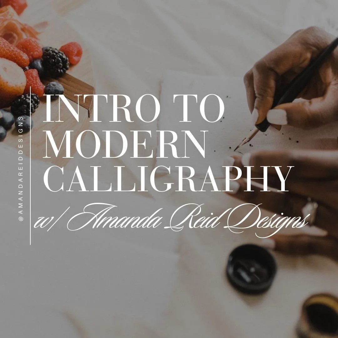 Modern Calligraphy Workshop with Amanda Reid