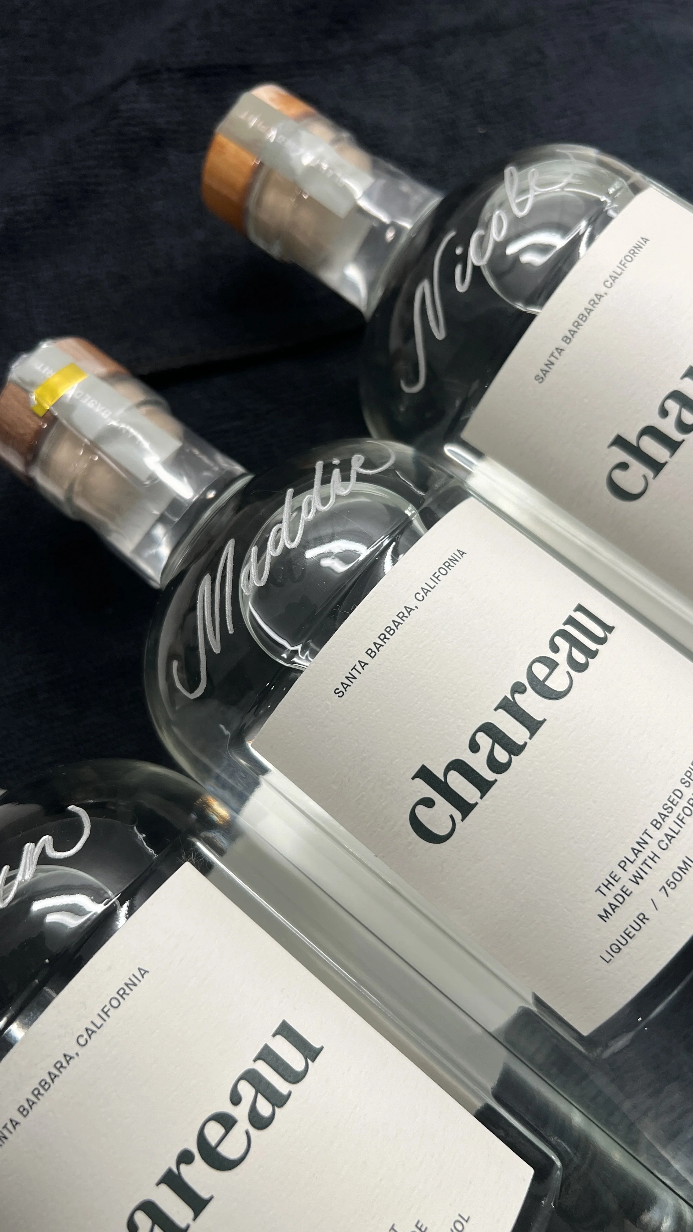 Personalized Chareau Bottles for Ambassador Gifting - Glass Engraving