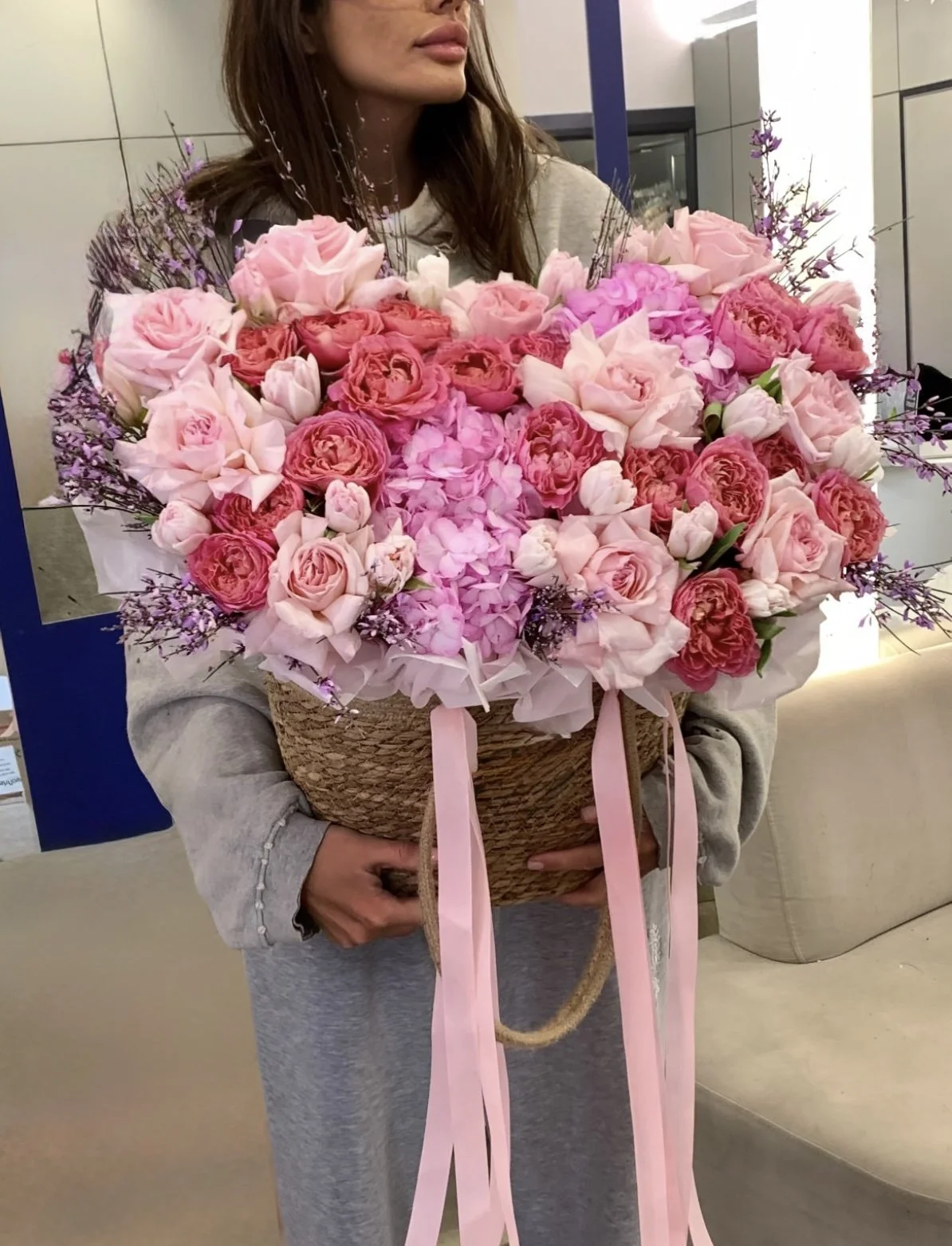 Basket «Garden Of Tendresse»