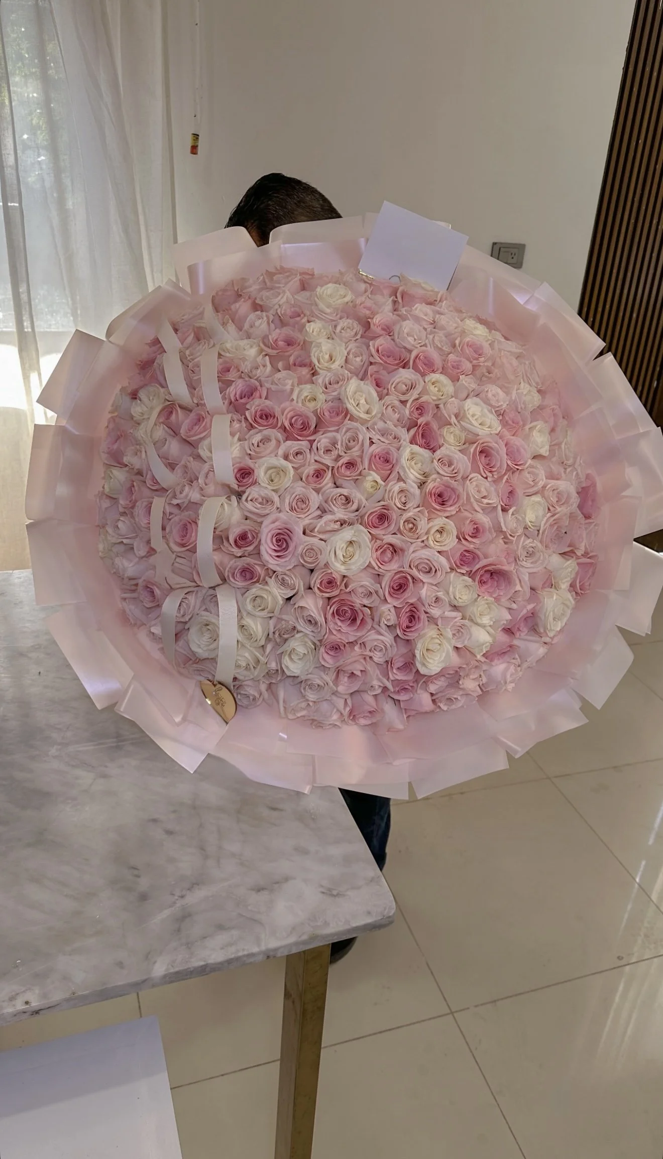 151 Rose rose et blanche