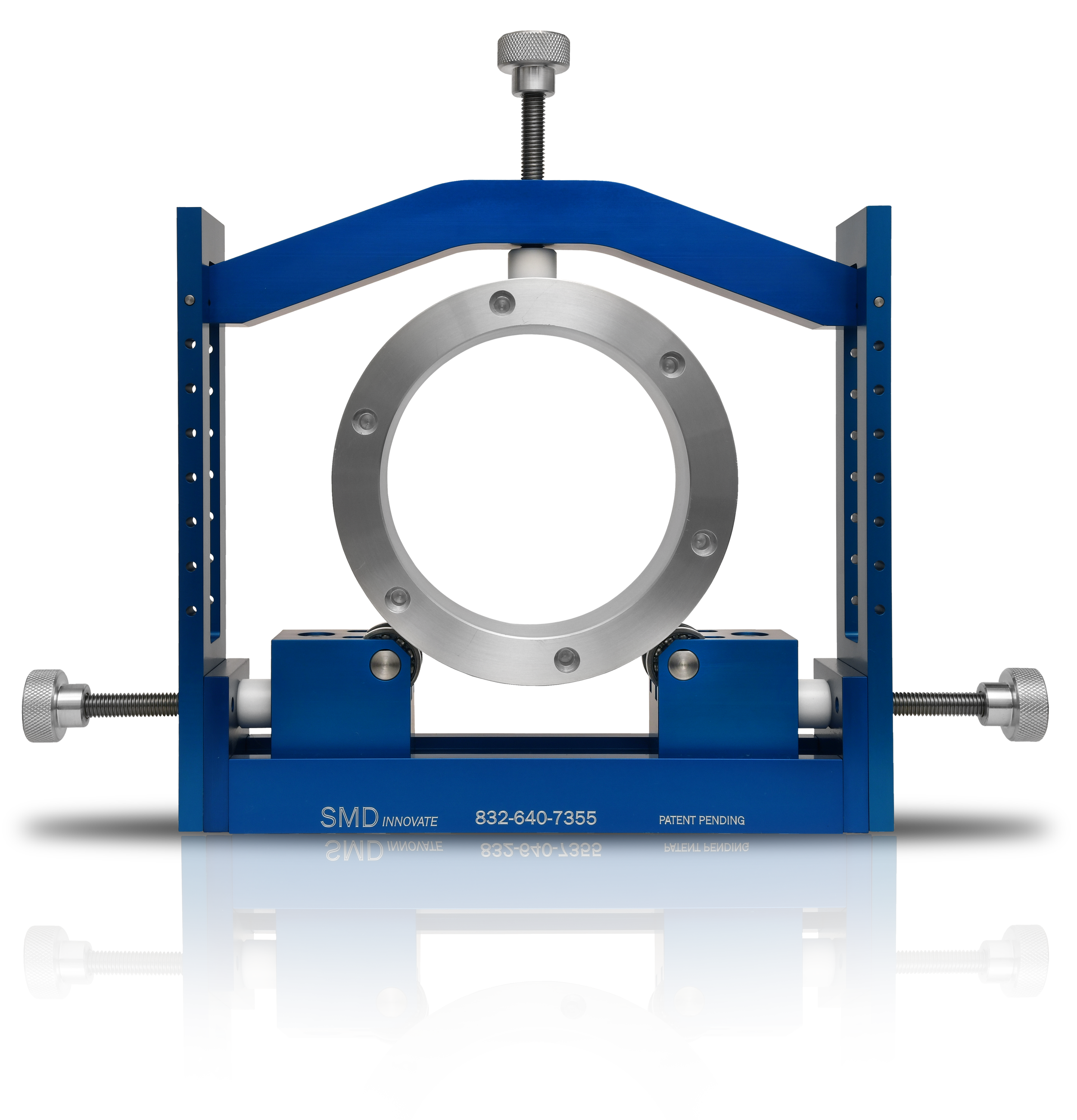 Industrial roller V block designed for post-machining inspection applications