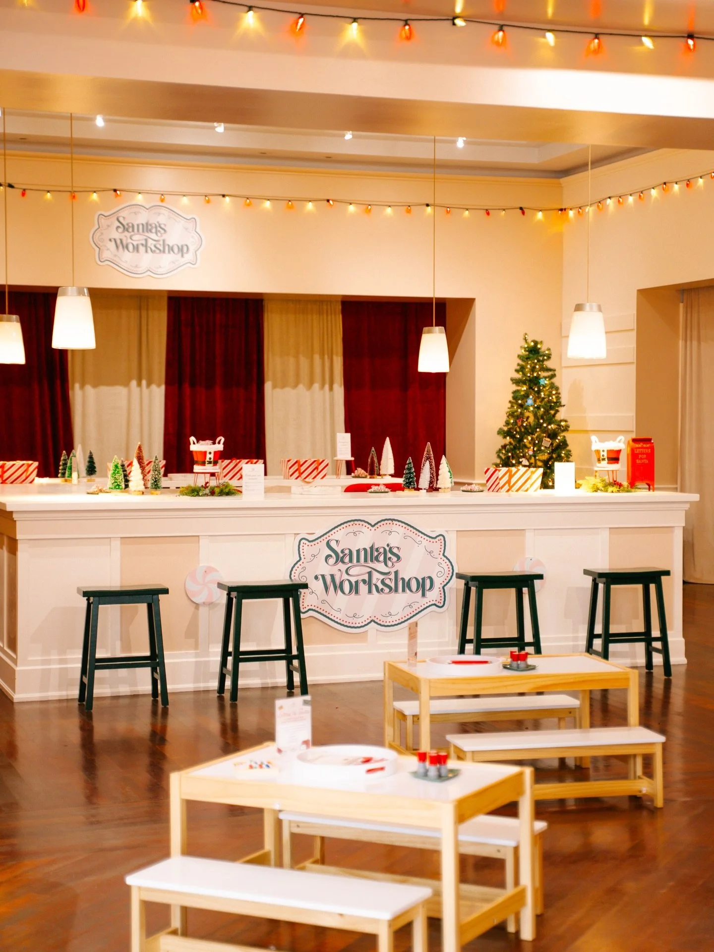 We&rsquo;re adding the final pepperminty touches ✨to our Peppermint Parlor, 🎄 and she&rsquo;s almost ready for her big debut, the day of our tree lighting ceremony, November 30th at 6pm! 

Once we open, bring the kids by for letters to Santa, 💌 orn