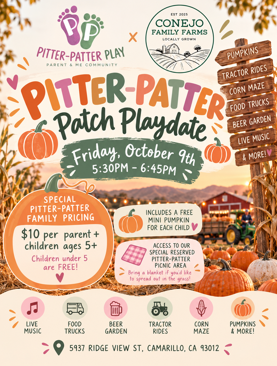 Pumpkin Patch Playdate