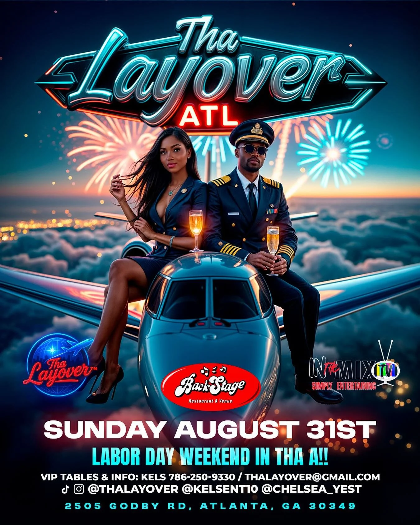 🛬 Tha Layover&trade;️ touches down in ATL for the first time!
We&rsquo;re bringing the brand to the city this Labor Day Weekend &mdash; and trust, it&rsquo;s going to be a night to remember!
Sunday, August 31st inside BackStage ATL

👑 Hosted by @bi