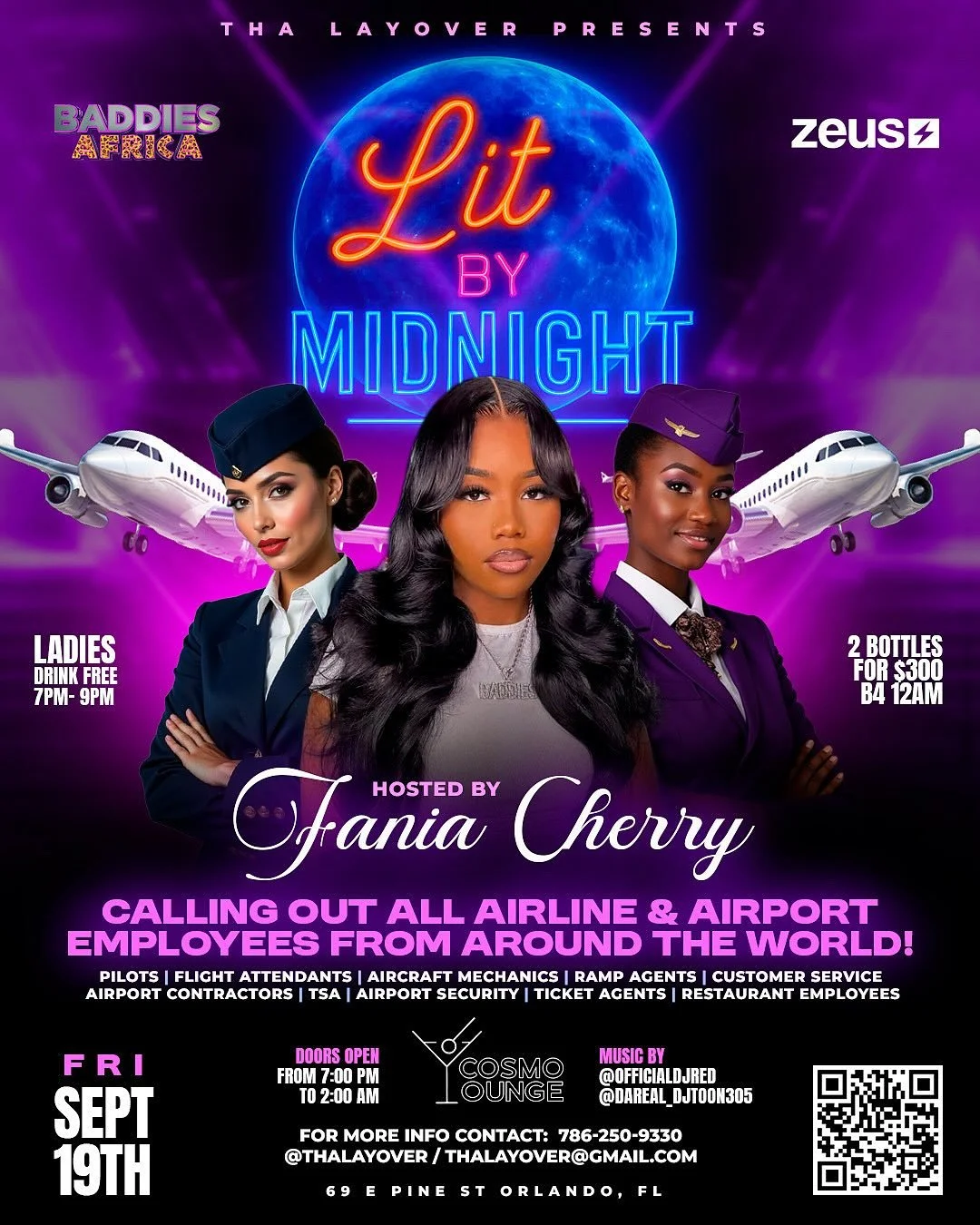 Back-to-back takeovers 🛫 ATL taking off Aug 31st w/ Big Sexy&hellip;then landing in ORLANDO Sept 19th w/ Fania Cherry from Baddies Africa 😈🔥 Which city you boarding?
🎟️ 🎟️ Tickets &amp; RSVP now LIVE at www.thalayover.com or click the link in th