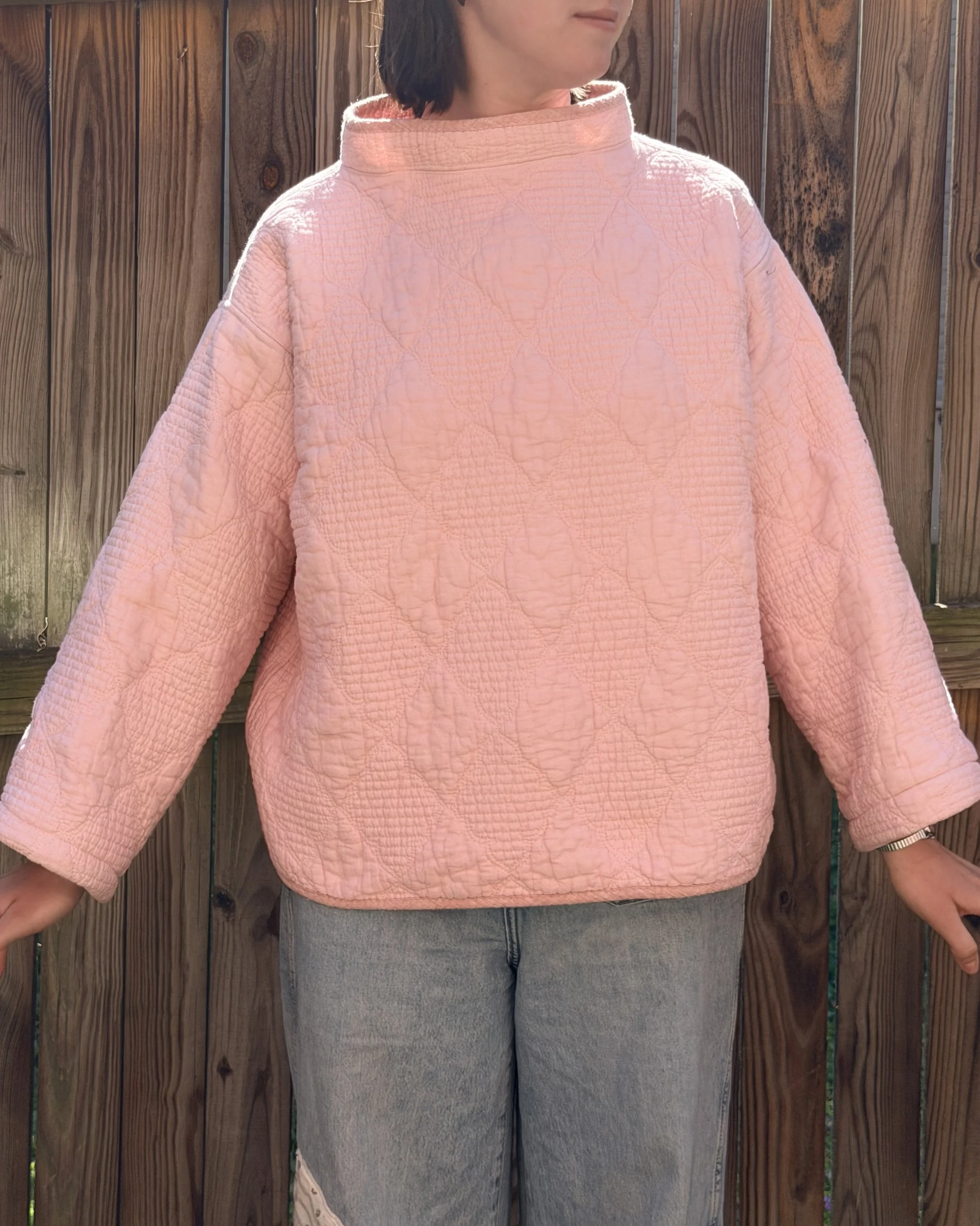 Pink Diamond Mockneck