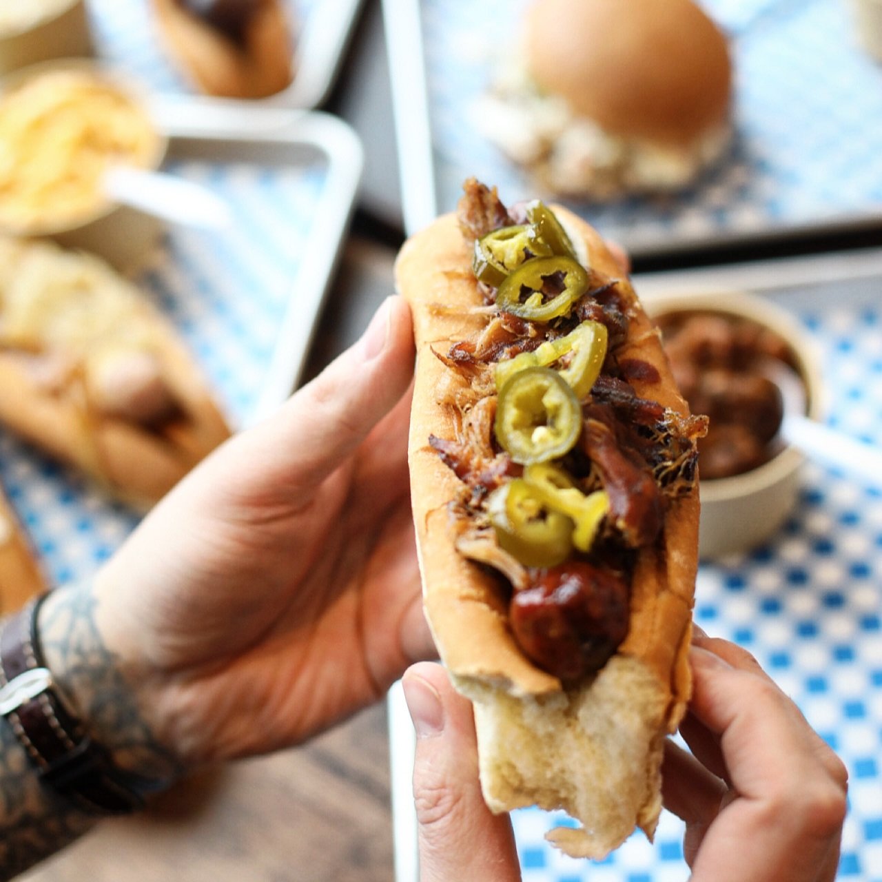 We are Open!, limited hours (available on google) while we ramp up service to get all your sausage needs met. If you&rsquo;re coming in for lunch or grabbing a pack of meat for dinner we got what you need to keep your belly full and your mouth happy.