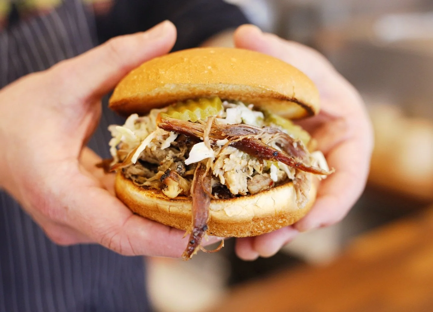 Swing by for a pulled pork sandwich or grab a pack for home! Also available for delivery on UberEats, open until 6pm.