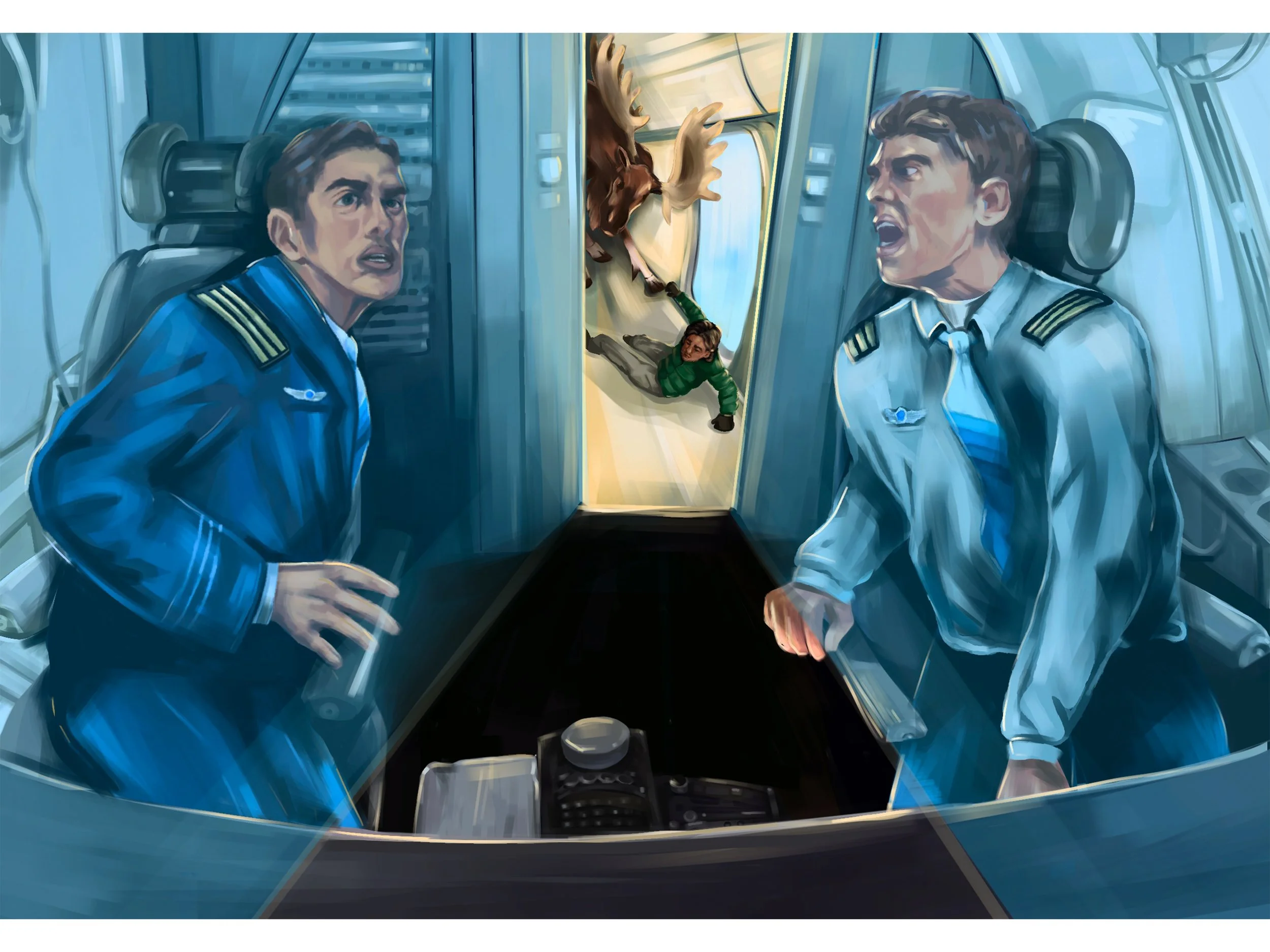 "Crime Scene" Illustration