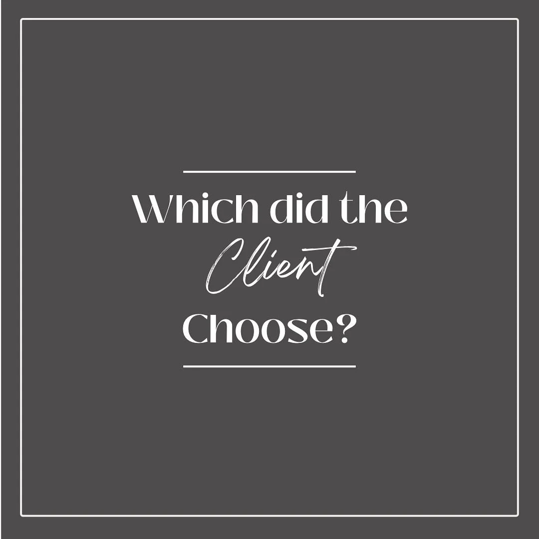 Here we go friends, a quick game of which did the client choose? 1 or 2, go!

#marloandkroft #interiordesign #renovation #primarybedroom
