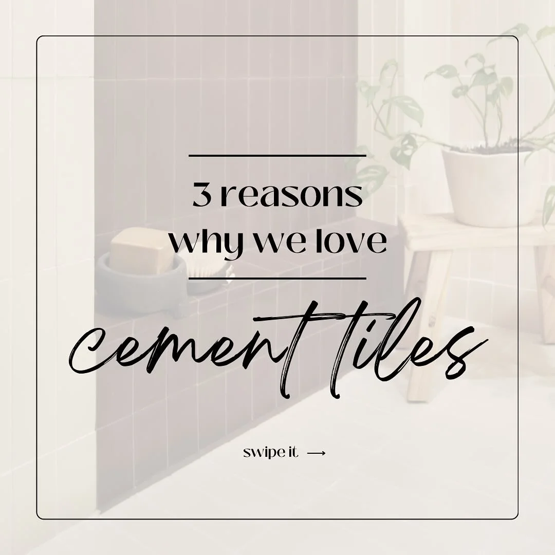 We absolutely love our @zia_tile cement tiles in both of our bathrooms at Horace. Scroll to find out why 👉🏼

2x8 Subway Cement Tiles shown in:
Bone 
Cotton
Stone 
Umber

#horacethehouse #marloandkroft #interiordesign #architecture #bathroom #bathro