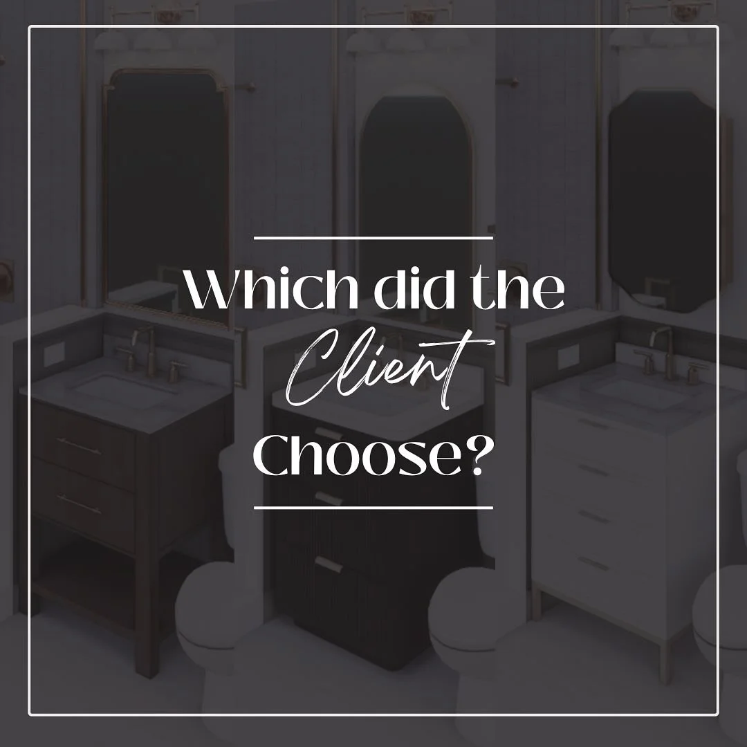 Which primary bath design did the Client choose?? Let us know your guess and we&rsquo;ll unveil the winner tomorrow in our stories. See ya then!

#marloandkroft #bathroomdesign #bathroom #rendering