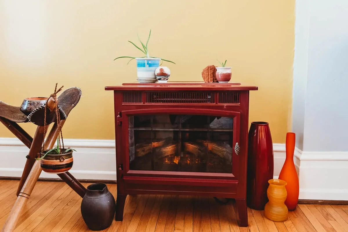 Cozy Canyon fireplace