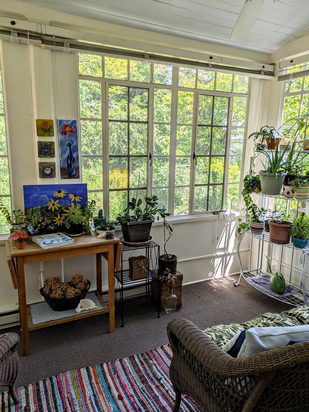 Sunny three season sunporch (included with Coastal Adjoining Suite)