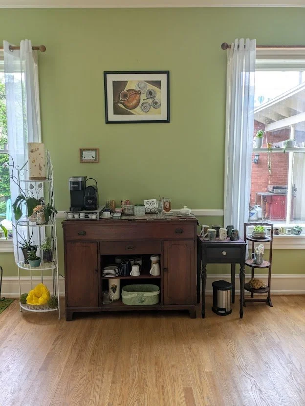 Coffee/Tea Station in Dining Room