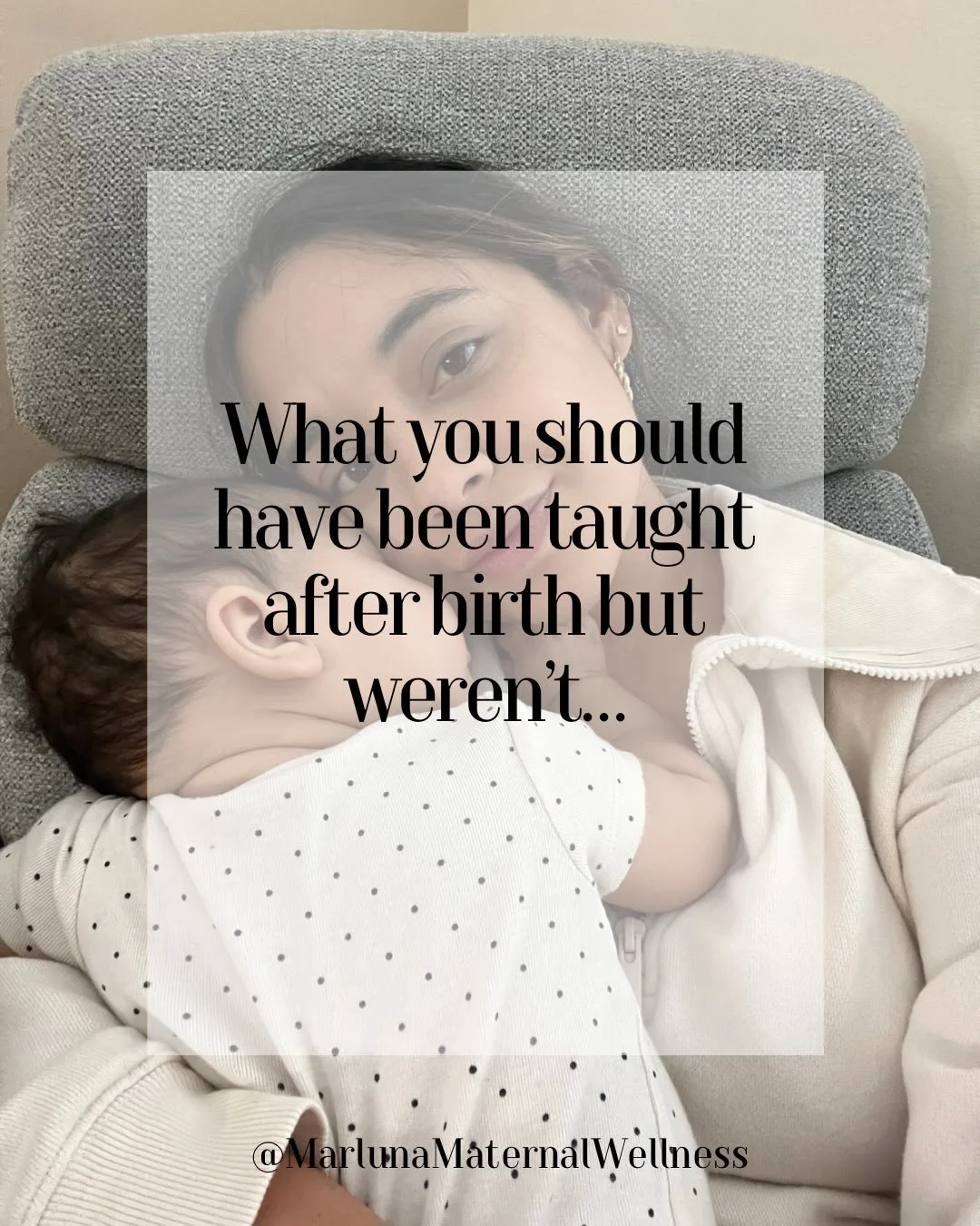 There&rsquo;s so much moms aren&rsquo;t taught after birth&hellip; things that would make postpartum feel less overwhelming, less painful, and a whole lot less lonely.

You should have been shown how to breathe in a way that helps your core heal. You