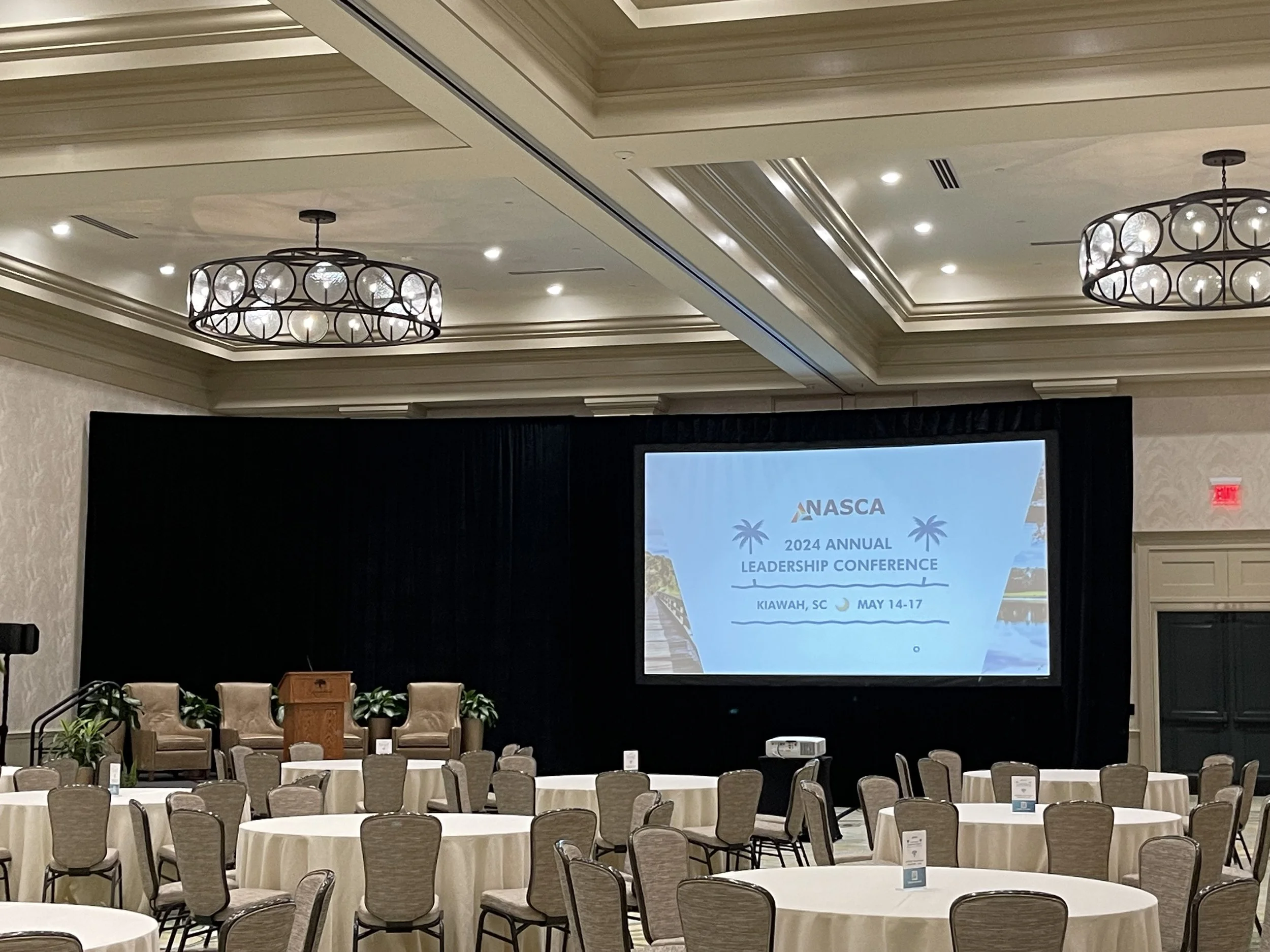 *Annual Conference kickoff for NASCA in Kiawah Island, SC