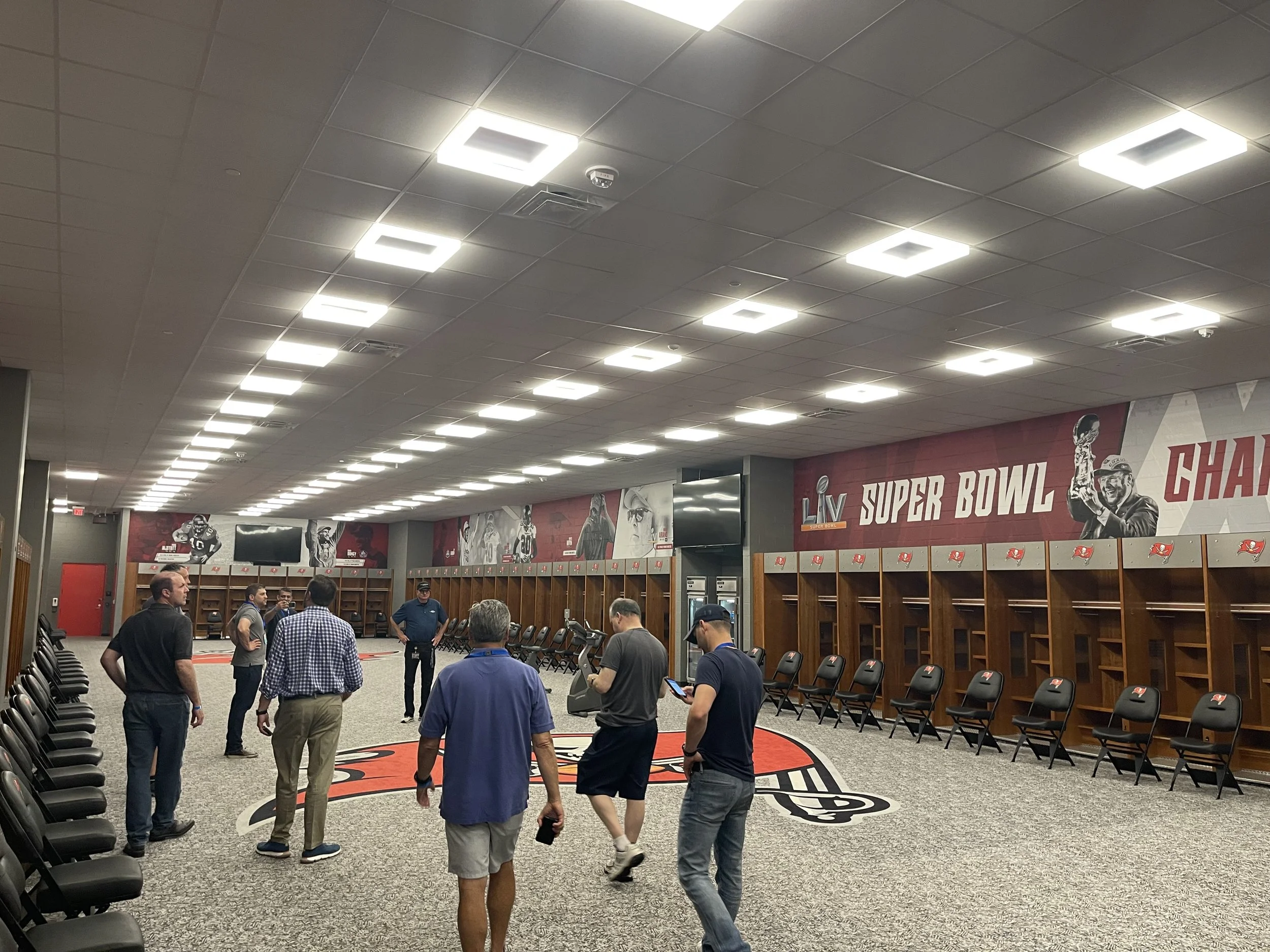 *Raymond James Stadium tour for NASCA member experience day, Tampa, FL