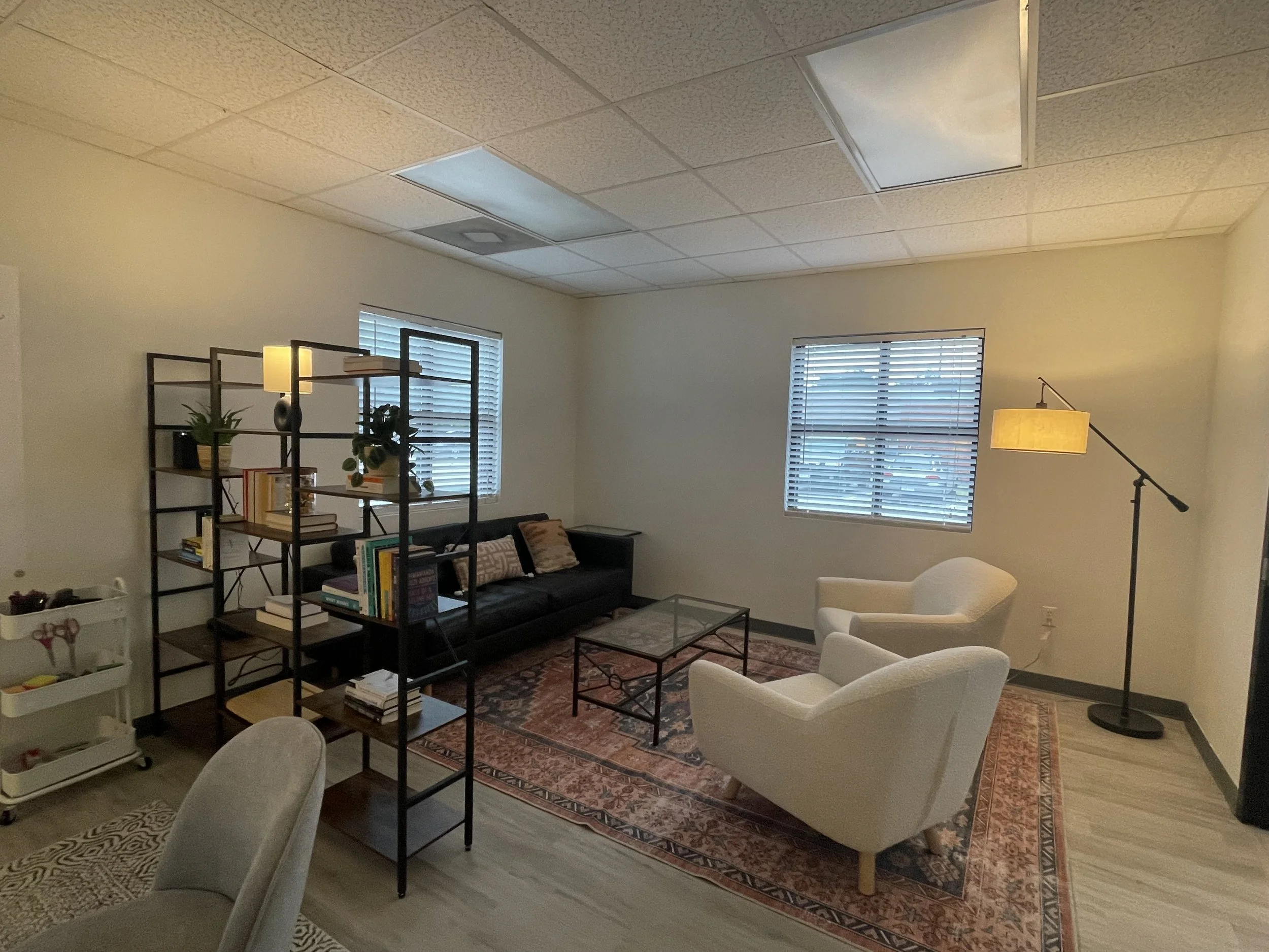 *outfitted new office space