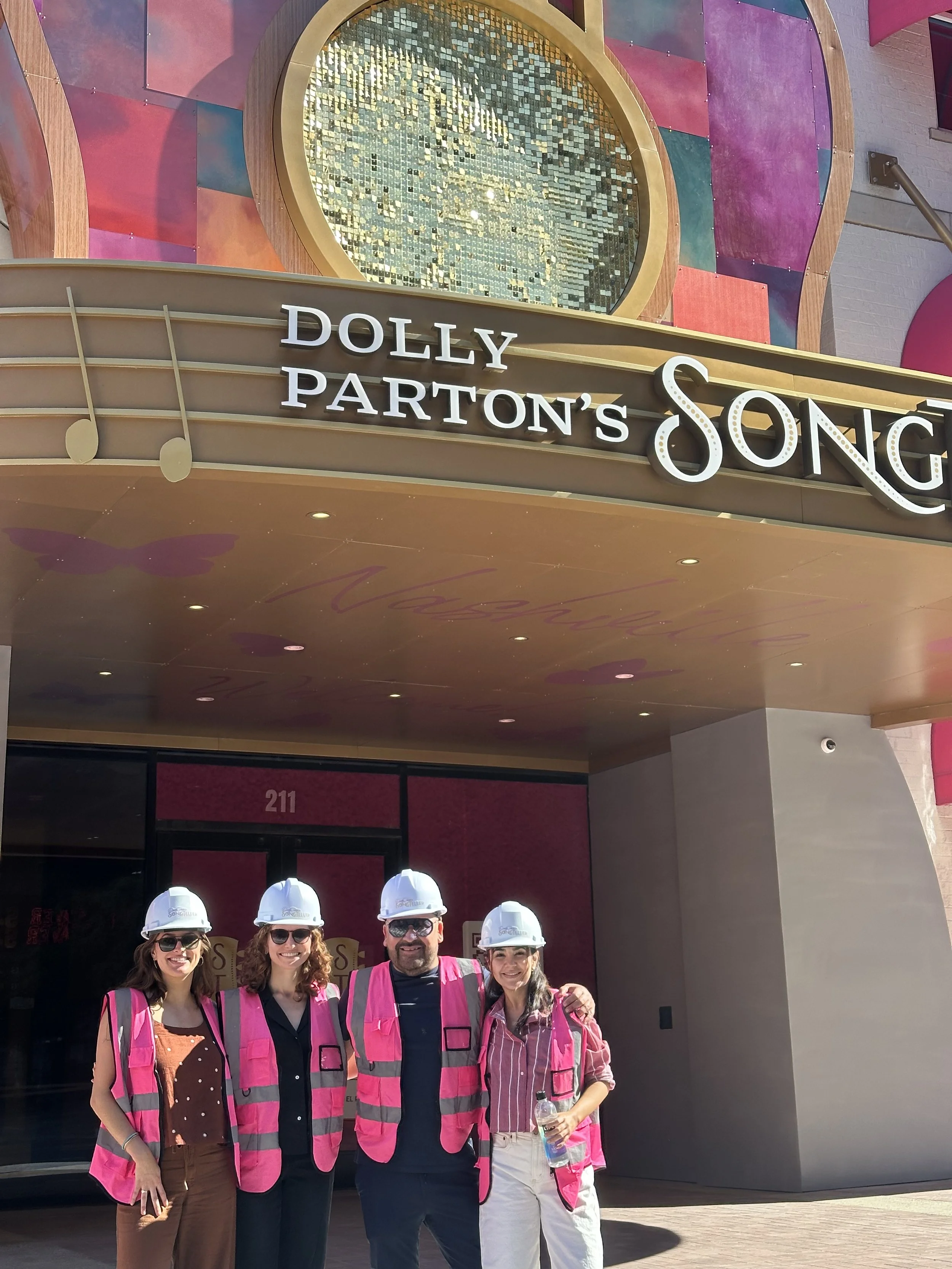 Hard hat tour of Dolly Parton's SongTeller Hotel