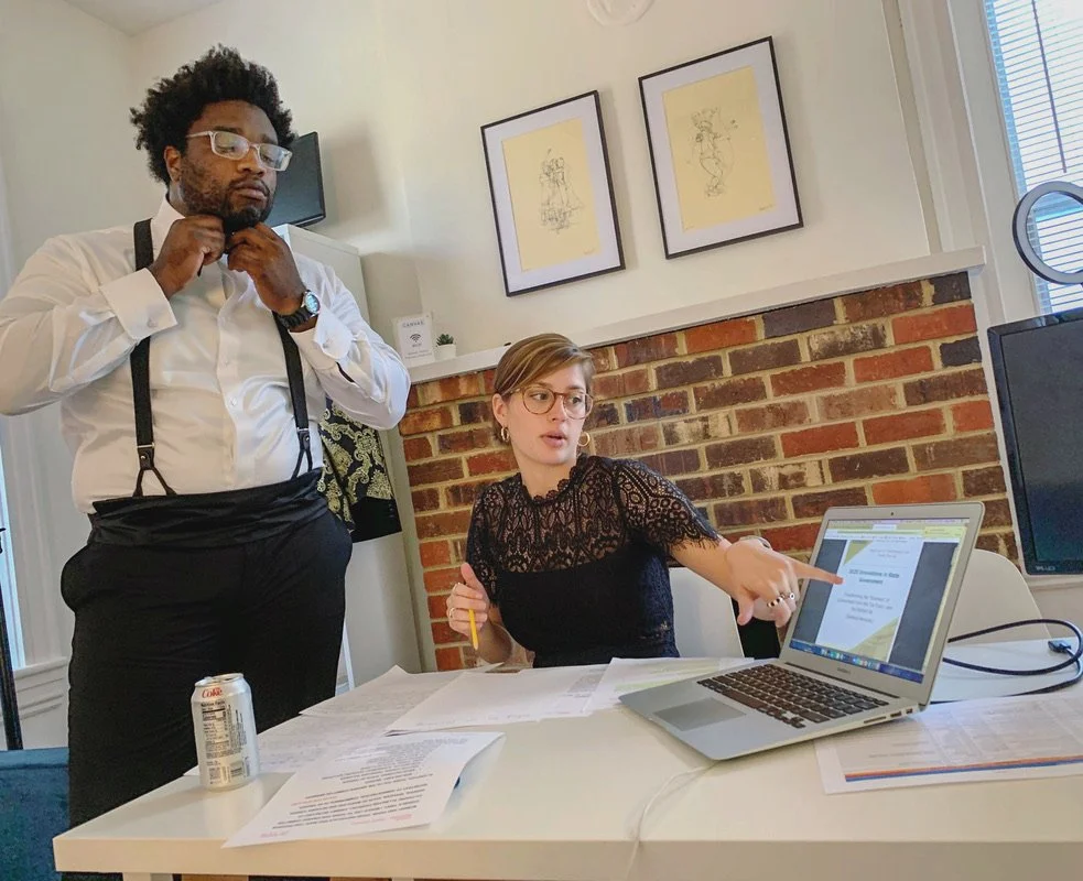 *hosting NASCA's virtual black tie awards ceremony (the prep)
