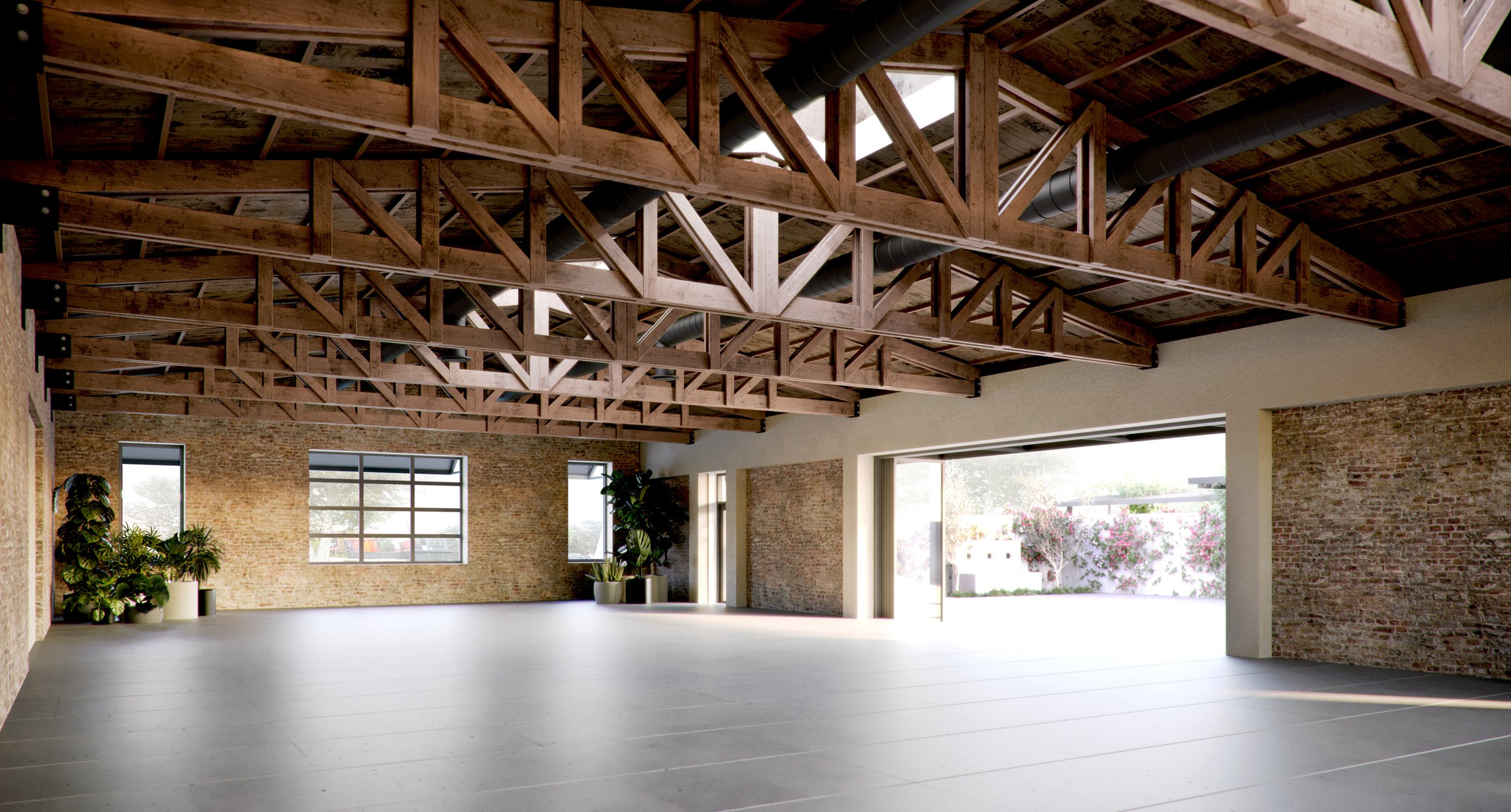 Rendering of Palomino indoor event space in Ventura