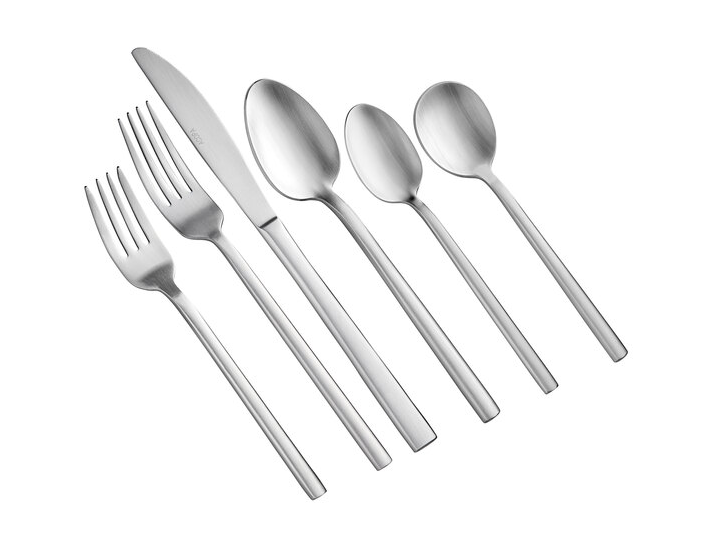 Classic in form with a subtle brushed finish, our silverware offers a refined foundation for any tablescape. Designed to complement both casual gatherings and elevated dinners, it balances simplicity with quiet elegance.