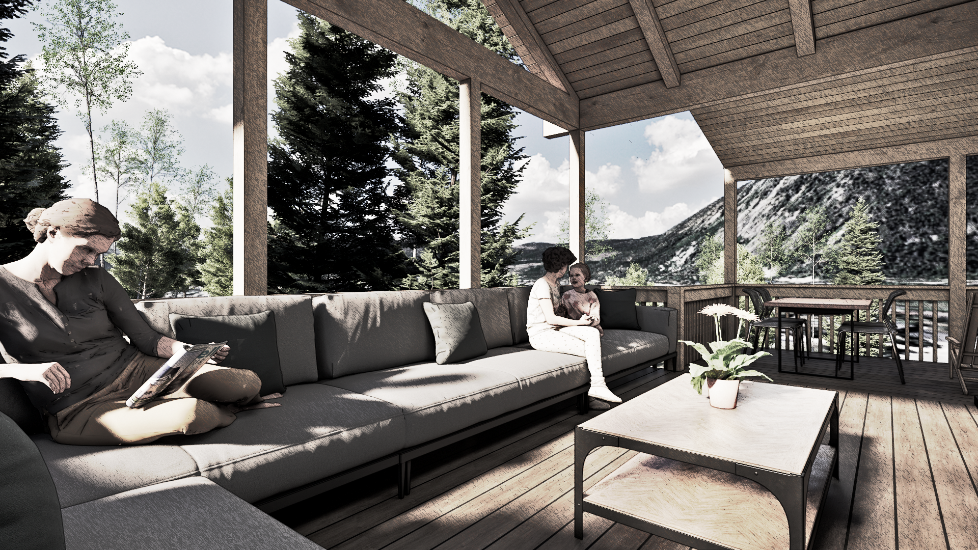 An image of the Retreat.