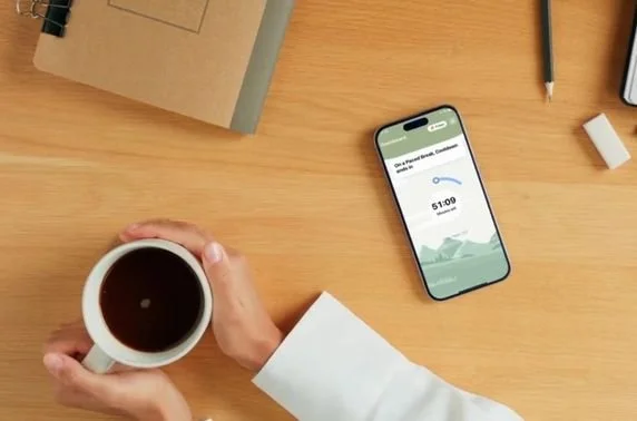 Paced app cooldown screen showing wait vs walk screen time management