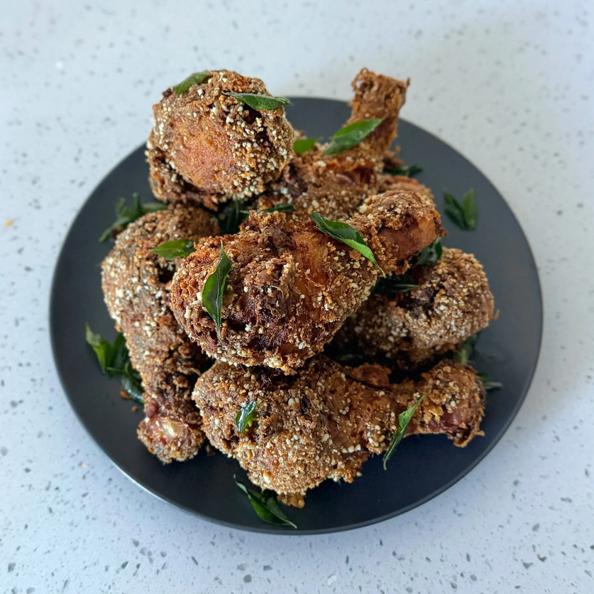 Curry-spiced Malaysian Fried Chicken (Ayam Goreng-Inspired)