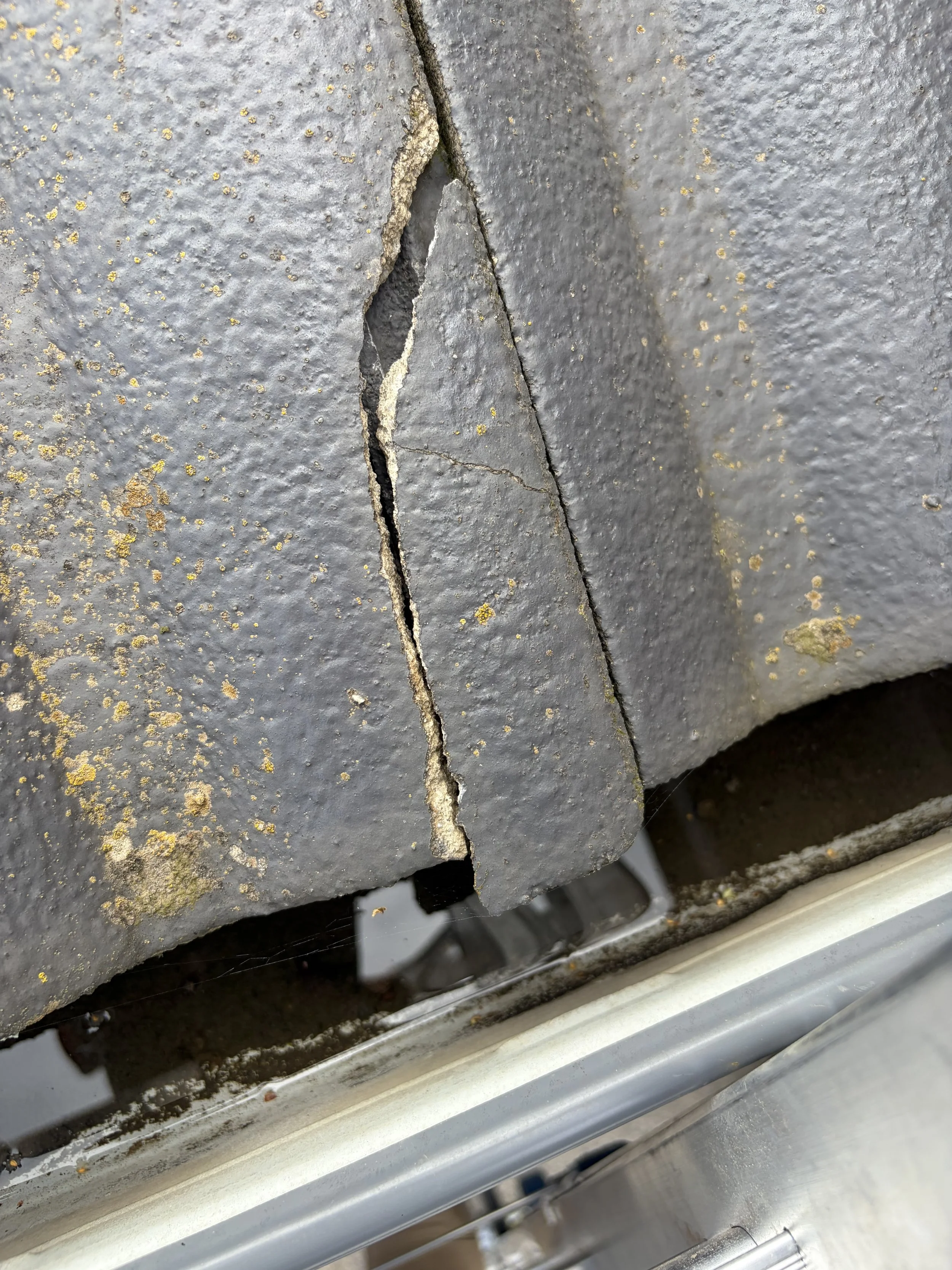 Cracked Roof Tile