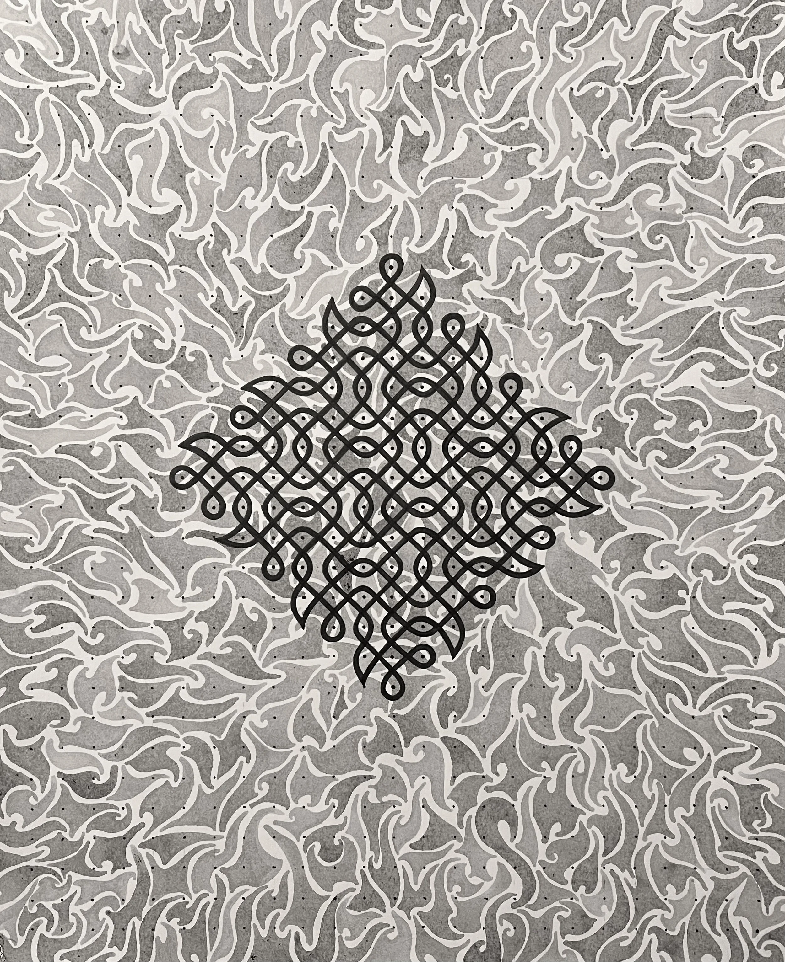 kolam - flames (2022) | sold